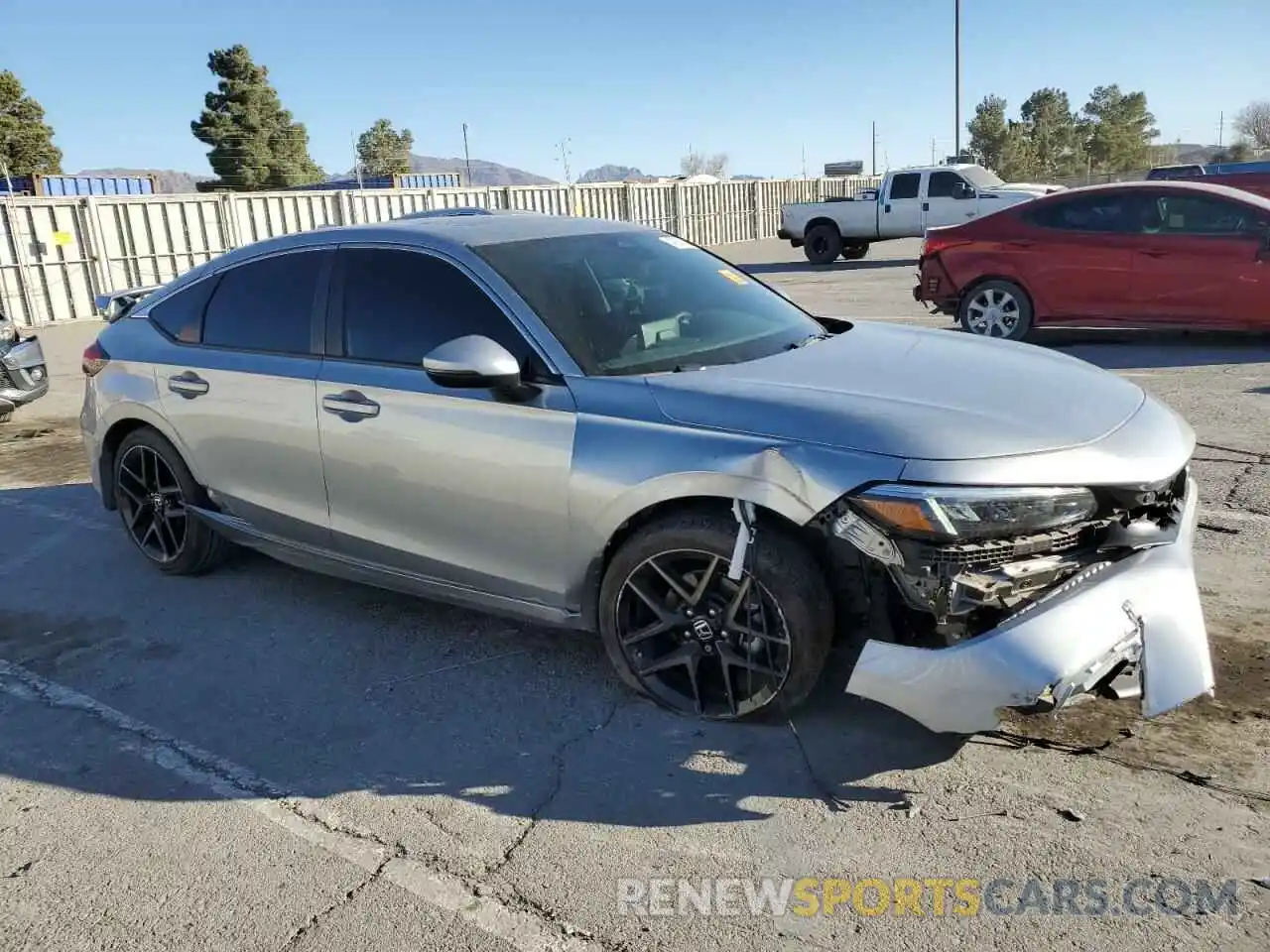 4 Photograph of a damaged car 19XFL1H88RE007235 HONDA CIVIC 2024