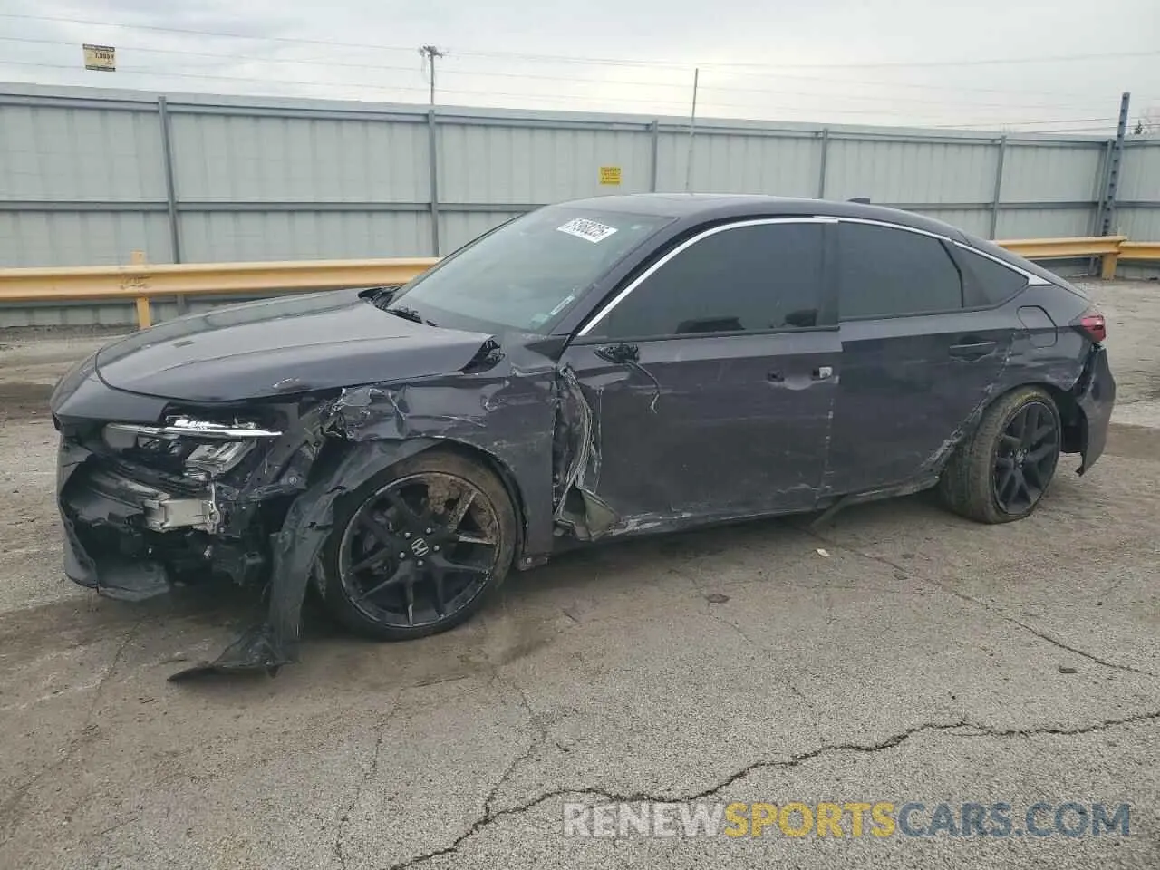 1 Photograph of a damaged car 19XFL1H89RE007468 HONDA CIVIC 2024