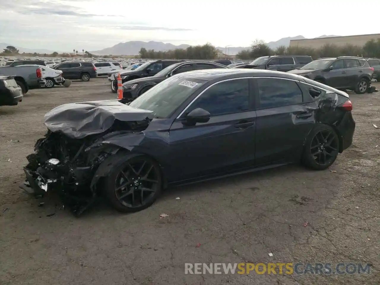 1 Photograph of a damaged car 19XFL1H89RE011522 HONDA CIVIC 2024