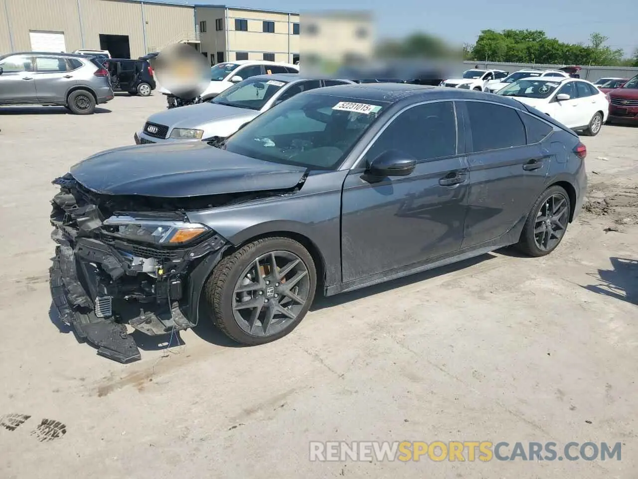 1 Photograph of a damaged car 19XFL1H89RE027395 HONDA CIVIC 2024