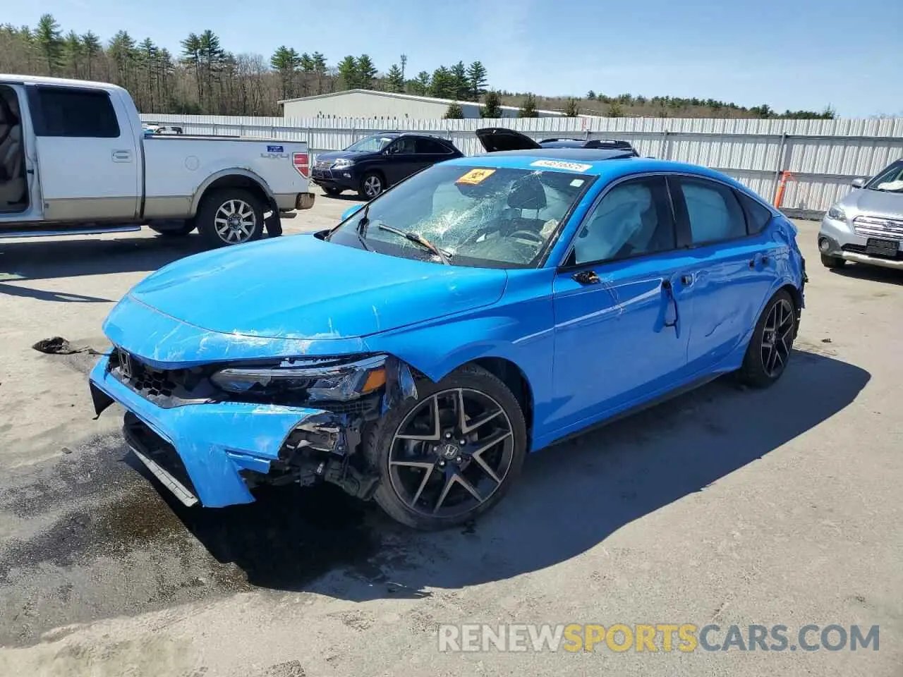 1 Photograph of a damaged car 19XFL1H89RE033231 HONDA CIVIC 2024