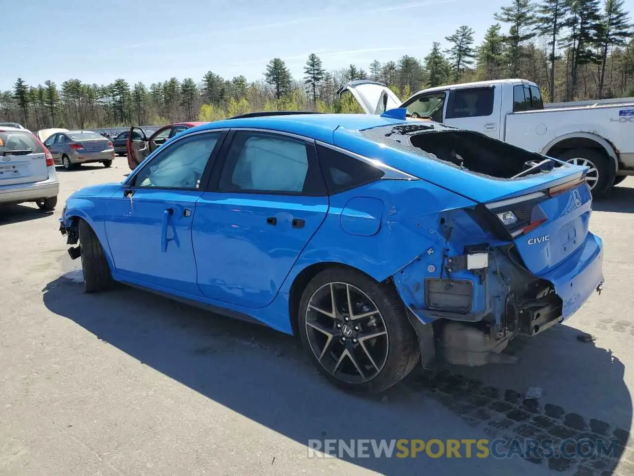 2 Photograph of a damaged car 19XFL1H89RE033231 HONDA CIVIC 2024