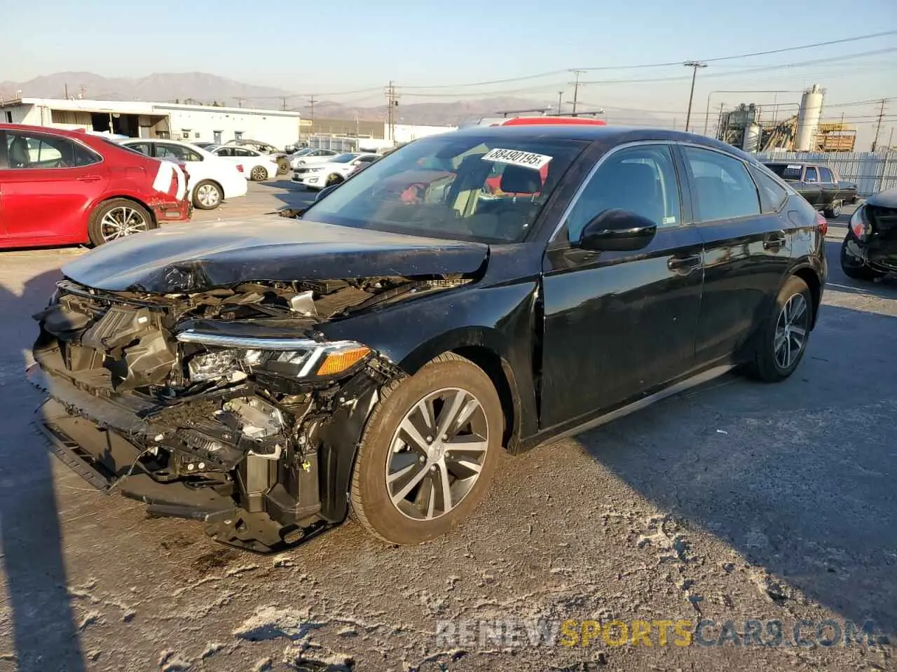 1 Photograph of a damaged car 19XFL2H51RE022851 HONDA CIVIC 2024