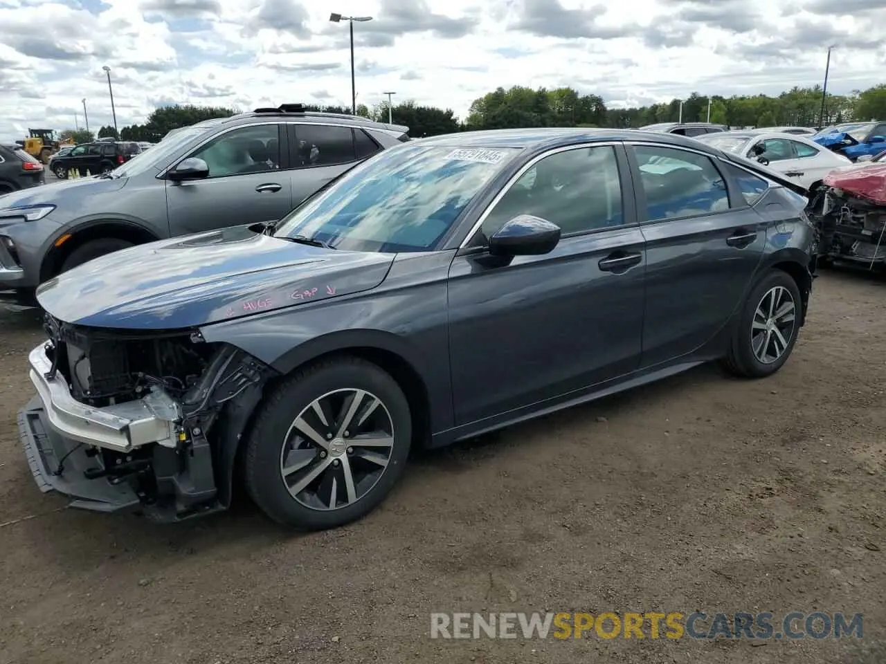 1 Photograph of a damaged car 19XFL2H52RE023572 HONDA CIVIC 2024