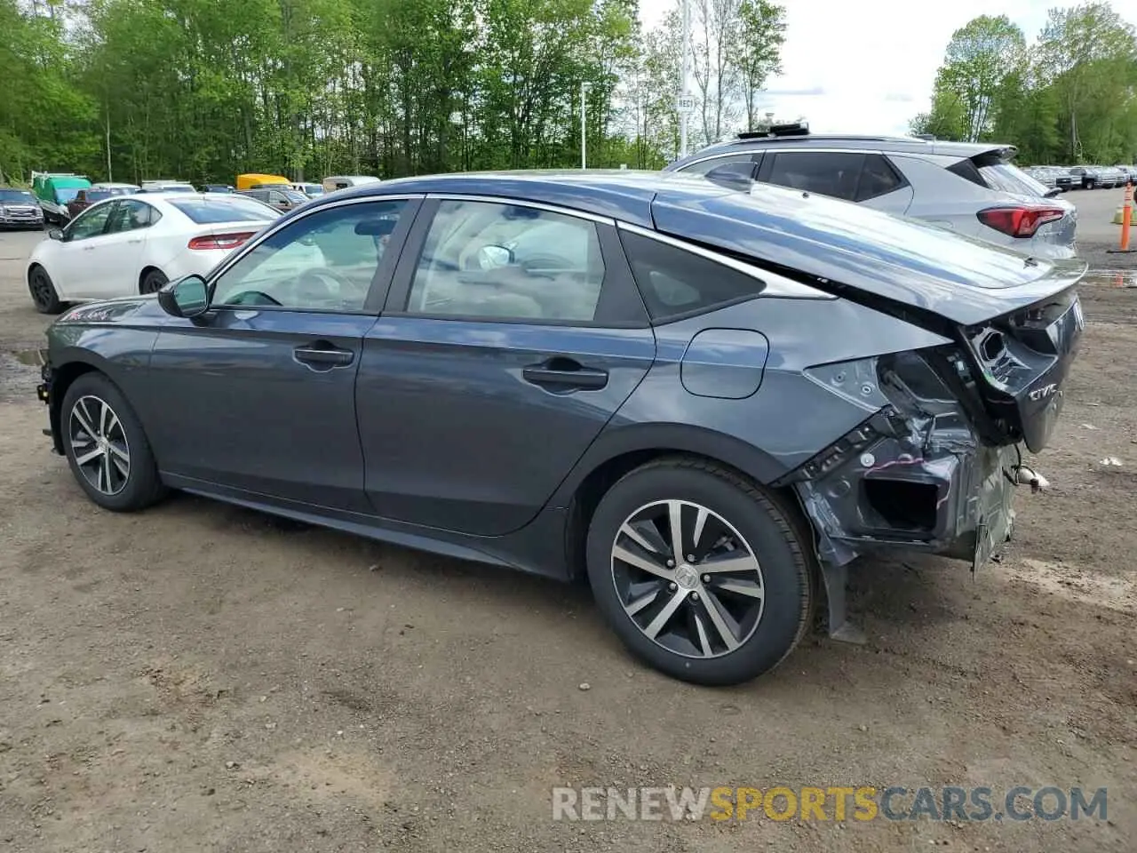 2 Photograph of a damaged car 19XFL2H52RE023572 HONDA CIVIC 2024