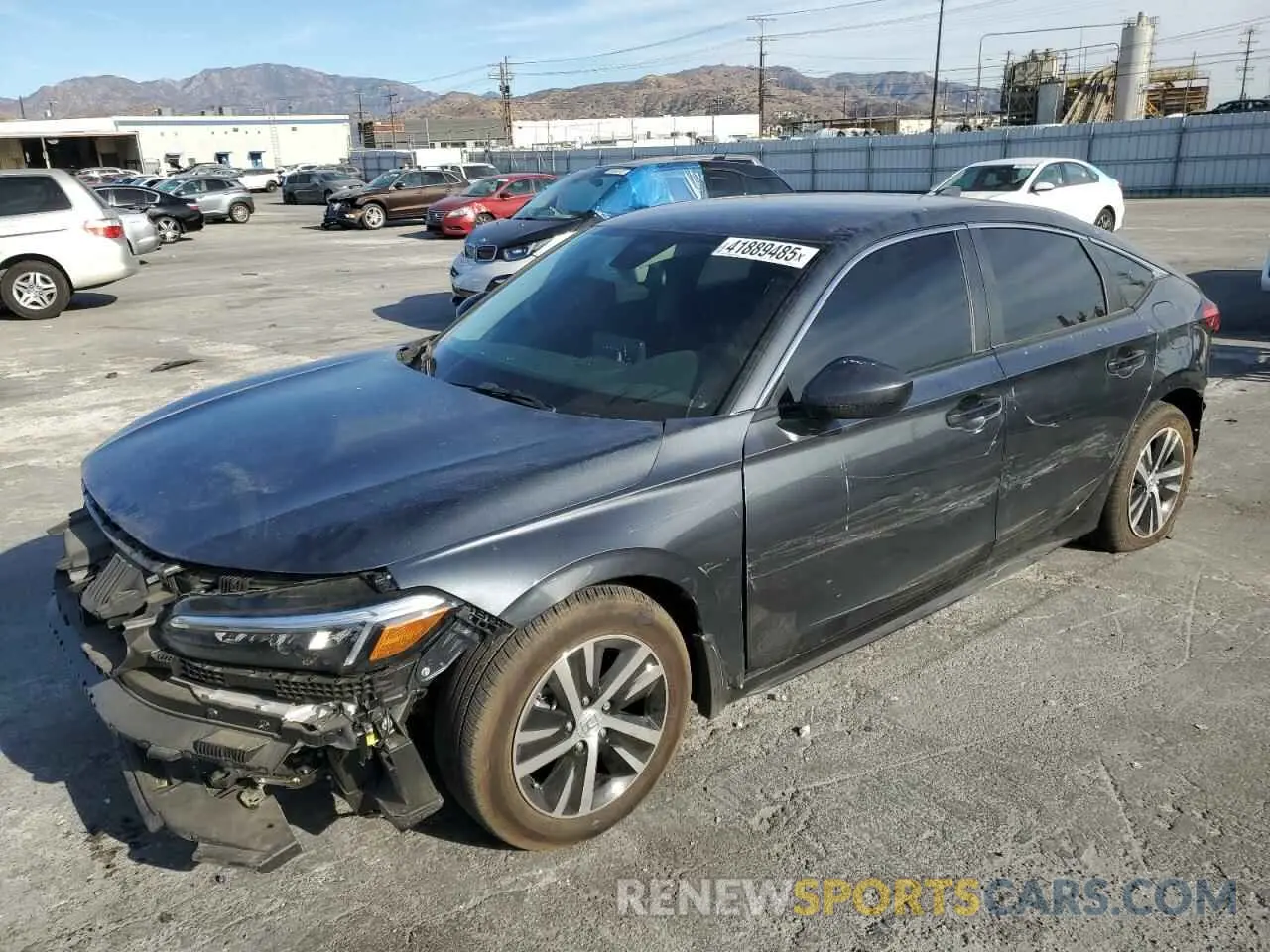 1 Photograph of a damaged car 19XFL2H58RE041378 HONDA CIVIC 2024
