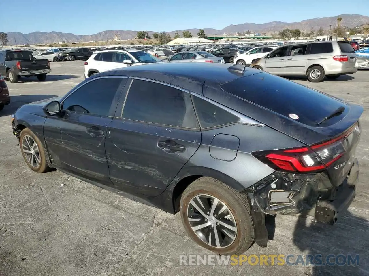 2 Photograph of a damaged car 19XFL2H58RE041378 HONDA CIVIC 2024