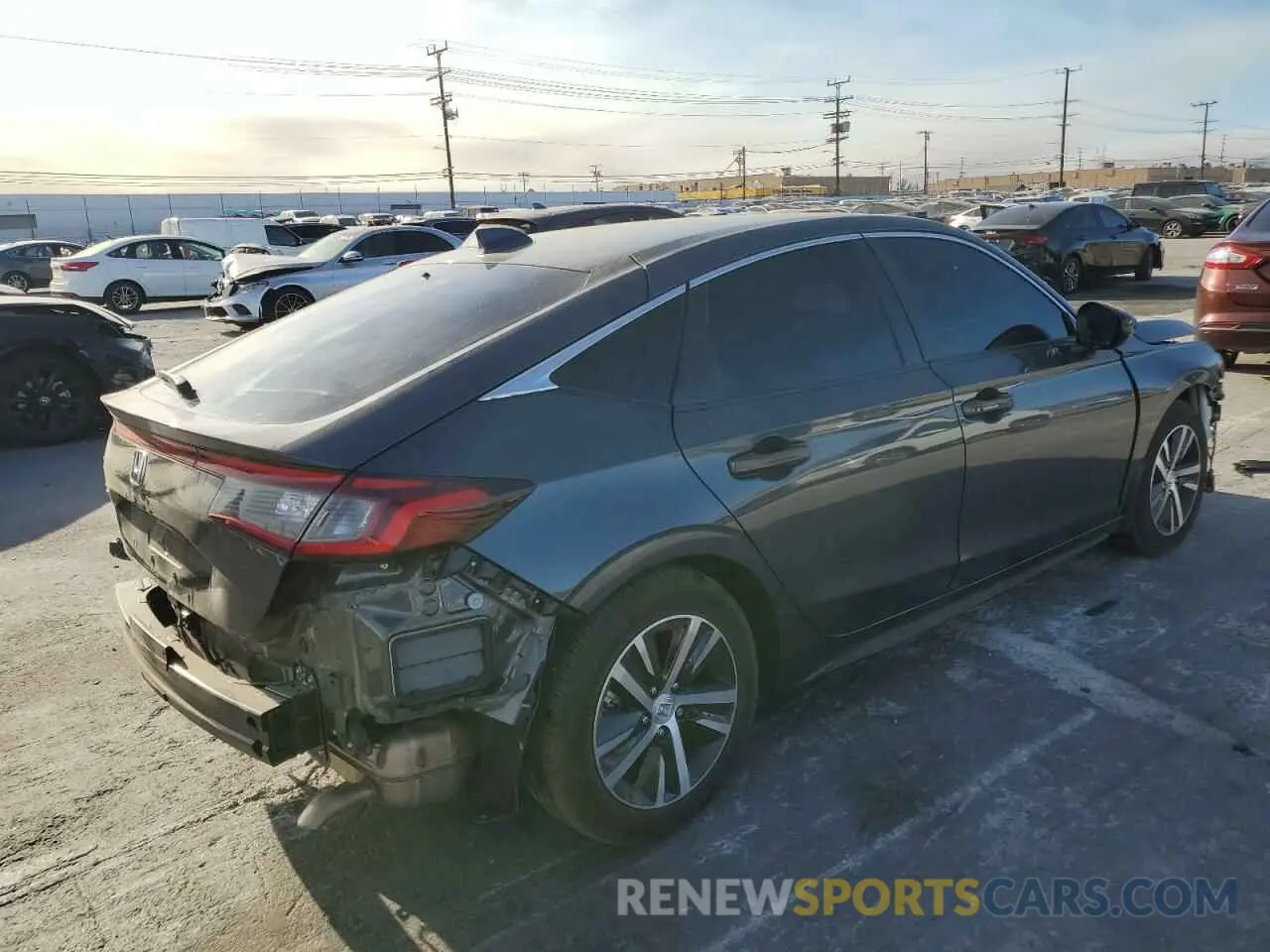 3 Photograph of a damaged car 19XFL2H58RE041378 HONDA CIVIC 2024