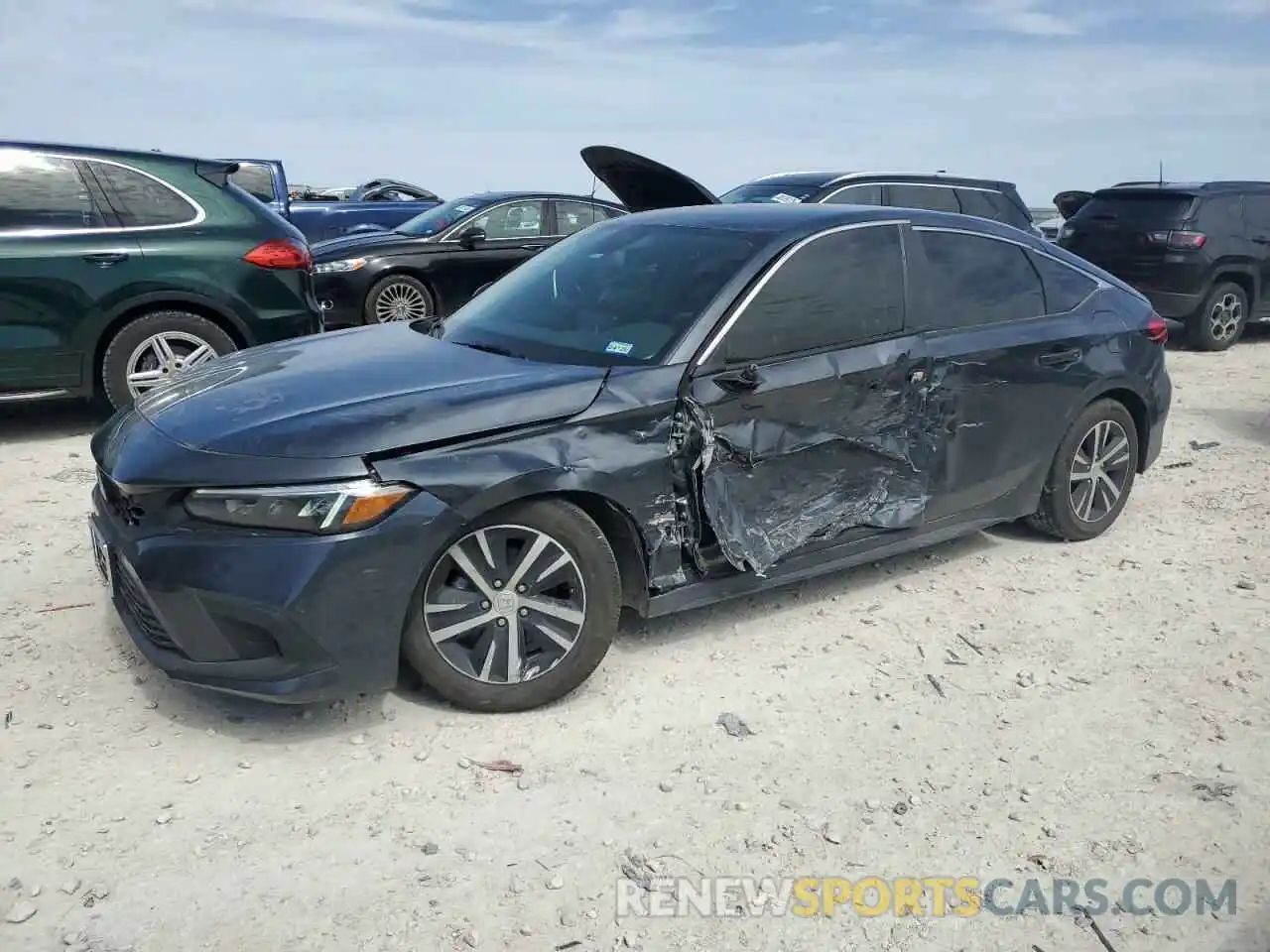 1 Photograph of a damaged car 19XFL2H59RE022838 HONDA CIVIC 2024