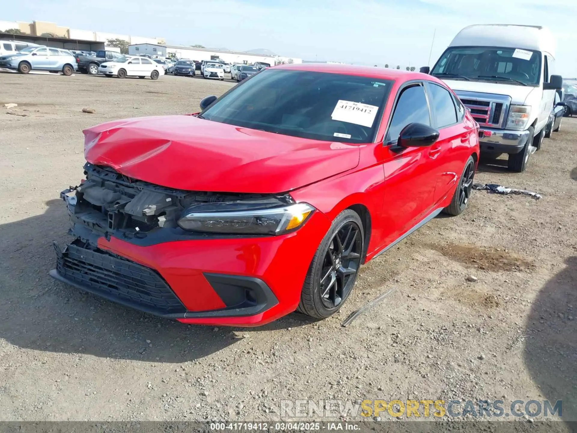 2 Photograph of a damaged car 19XFL2H80RE016128 HONDA CIVIC 2024