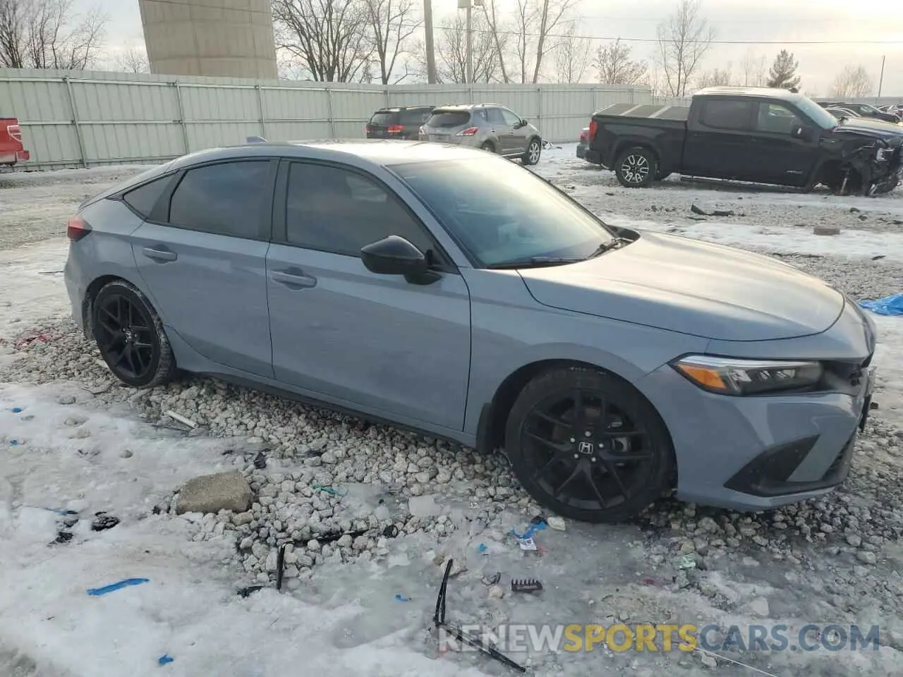 4 Photograph of a damaged car 19XFL2H80RE027808 HONDA CIVIC 2024