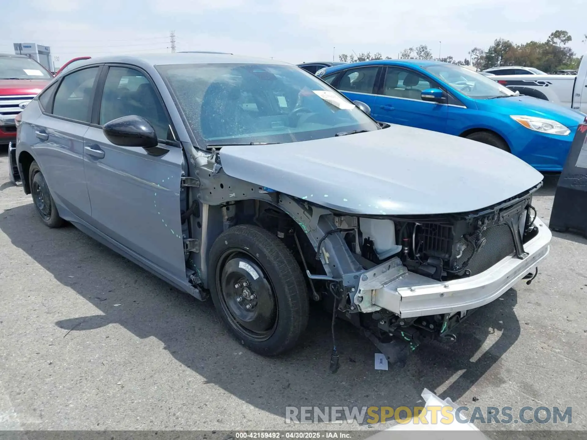 1 Photograph of a damaged car 19XFL2H80RE040249 HONDA CIVIC 2024