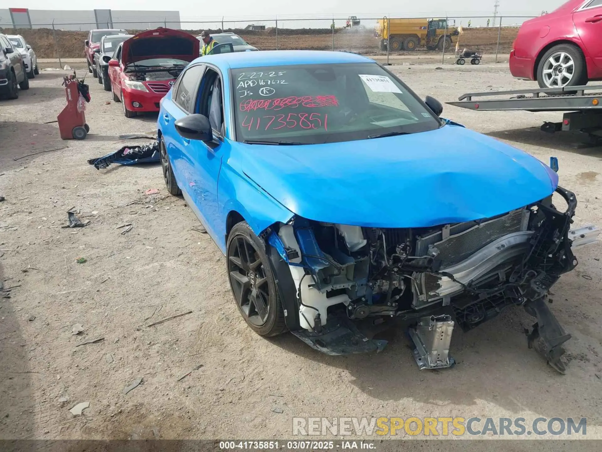 1 Photograph of a damaged car 19XFL2H83RE031304 HONDA CIVIC 2024