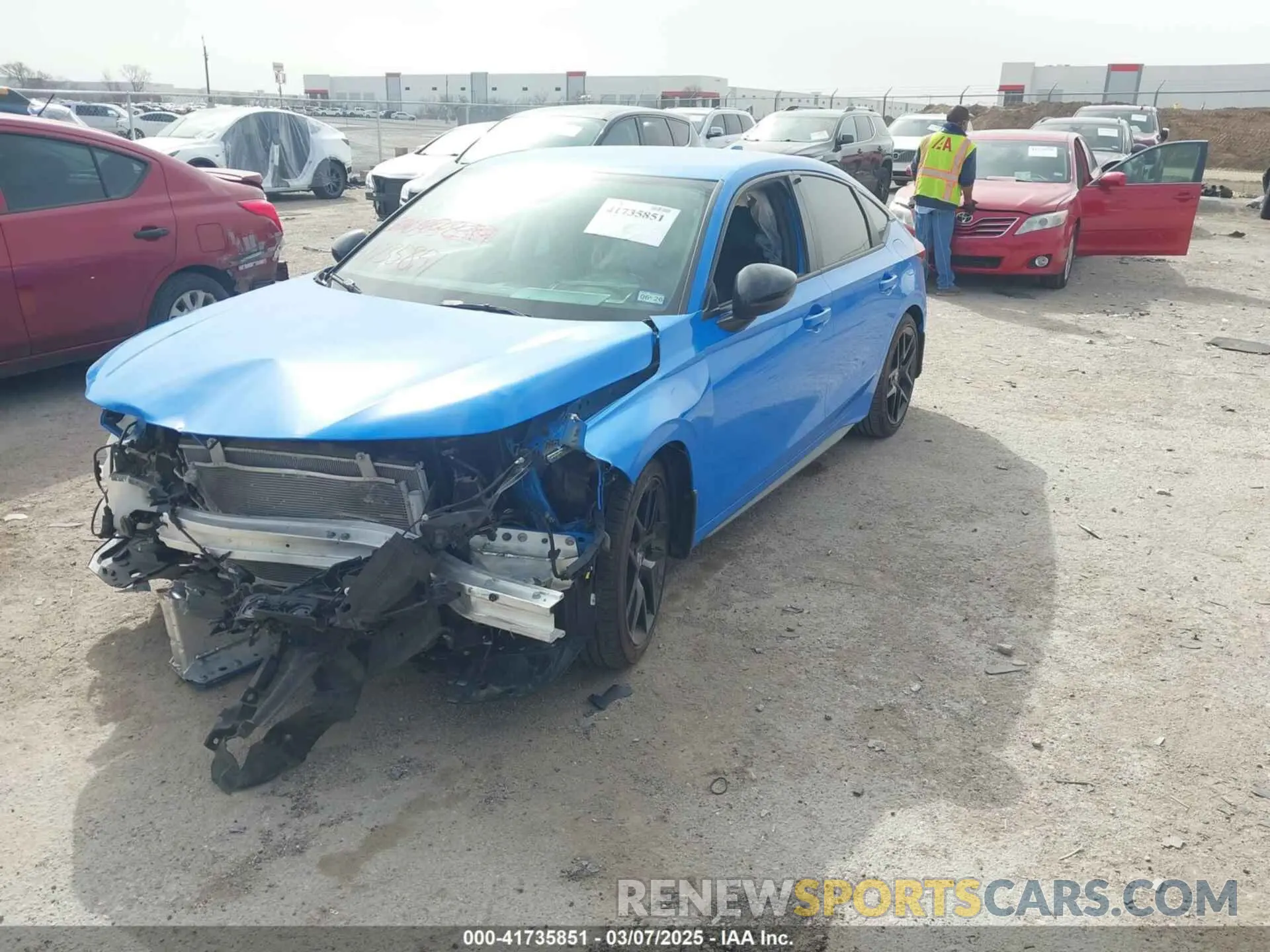 2 Photograph of a damaged car 19XFL2H83RE031304 HONDA CIVIC 2024