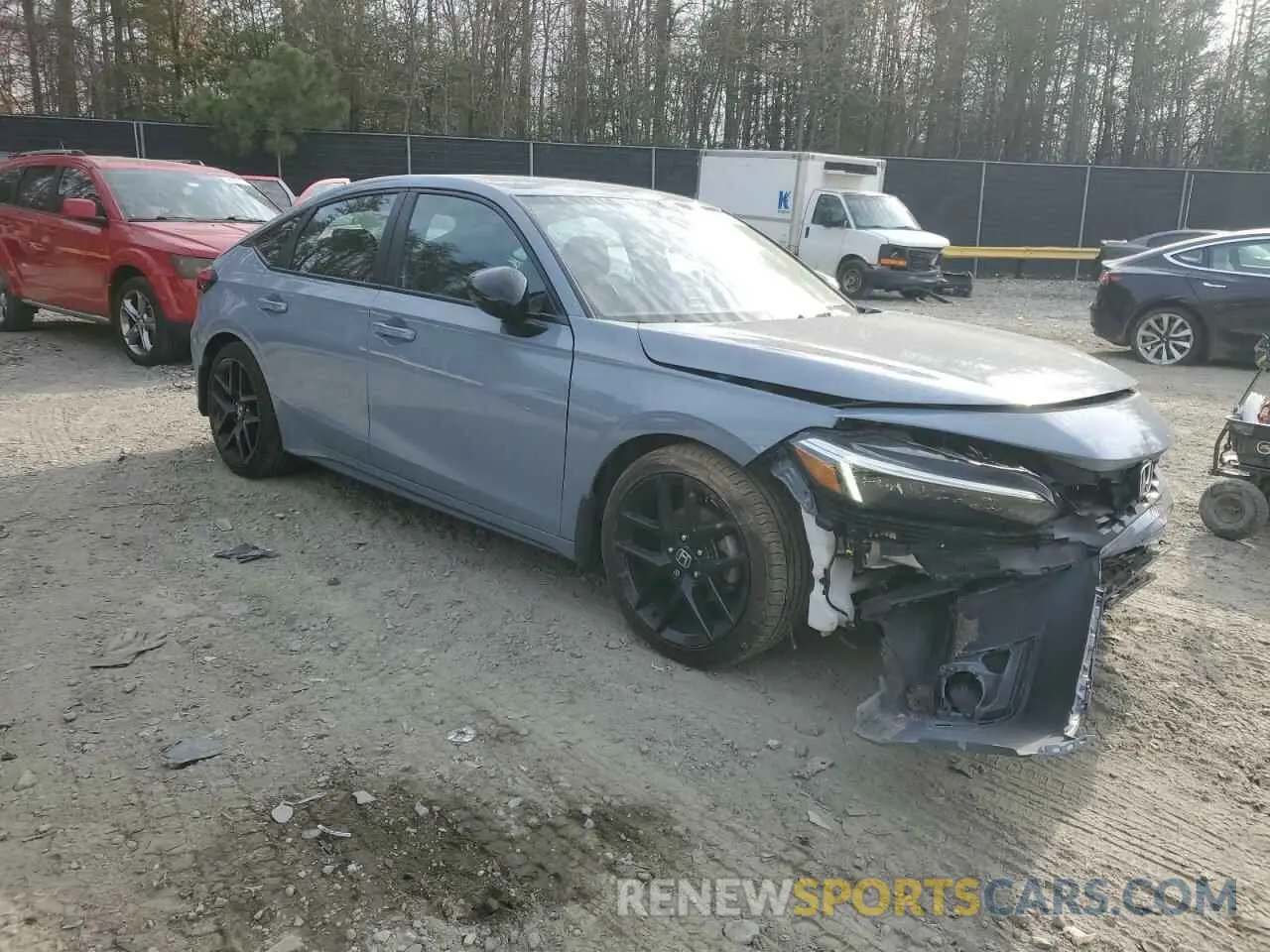4 Photograph of a damaged car 19XFL2H84RE019050 HONDA CIVIC 2024