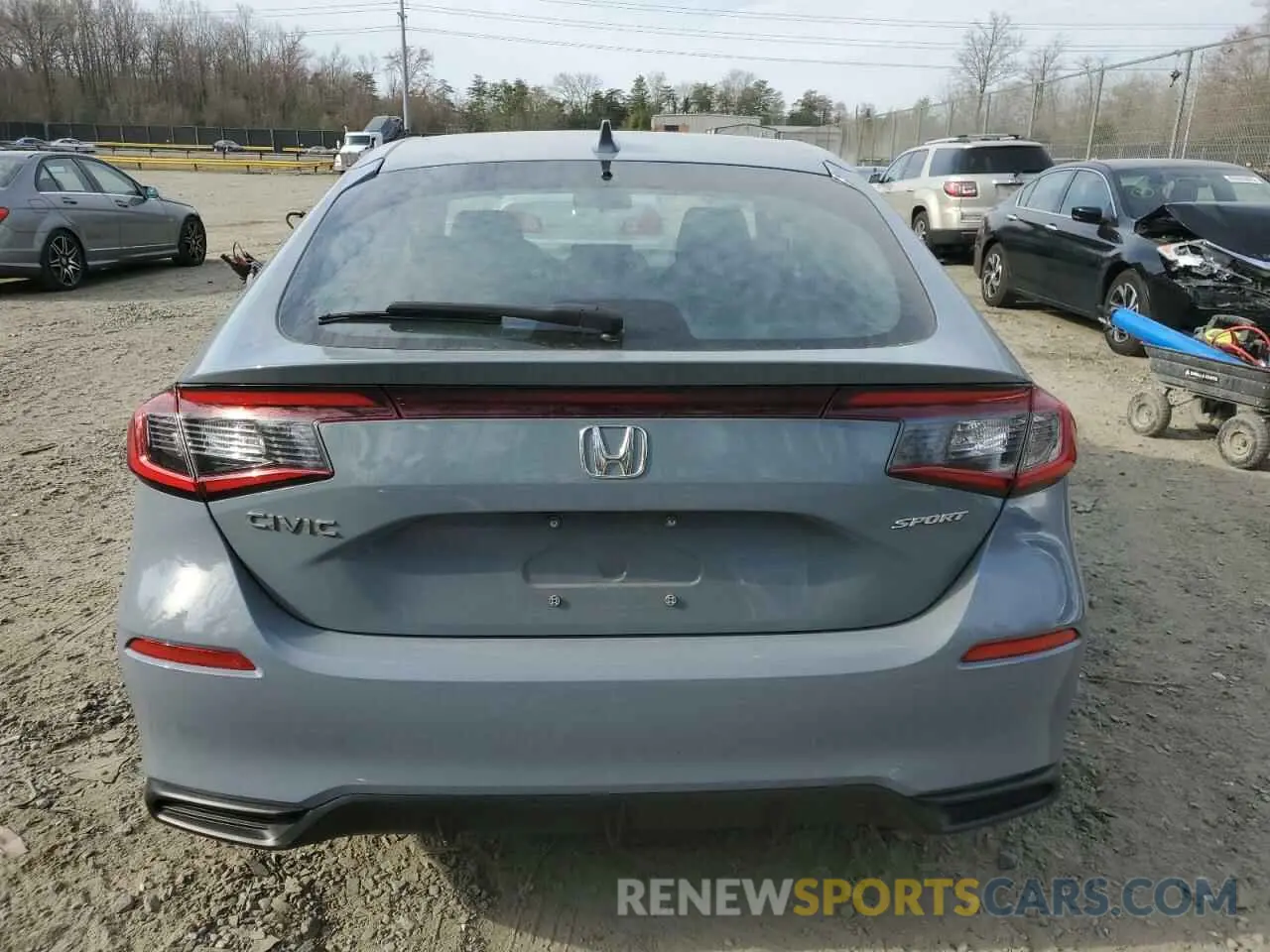 6 Photograph of a damaged car 19XFL2H84RE019050 HONDA CIVIC 2024