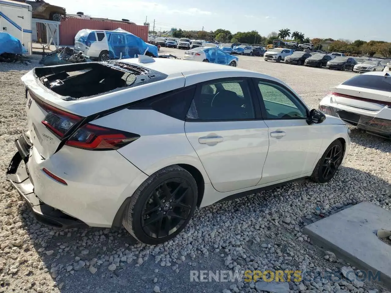 3 Photograph of a damaged car 19XFL2H84RE039072 HONDA CIVIC 2024