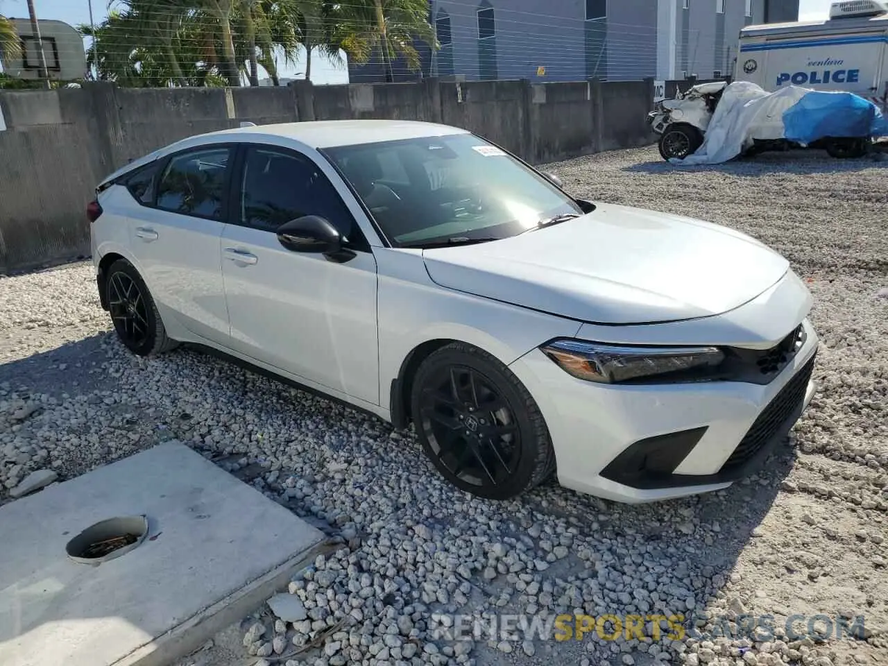 4 Photograph of a damaged car 19XFL2H84RE039072 HONDA CIVIC 2024