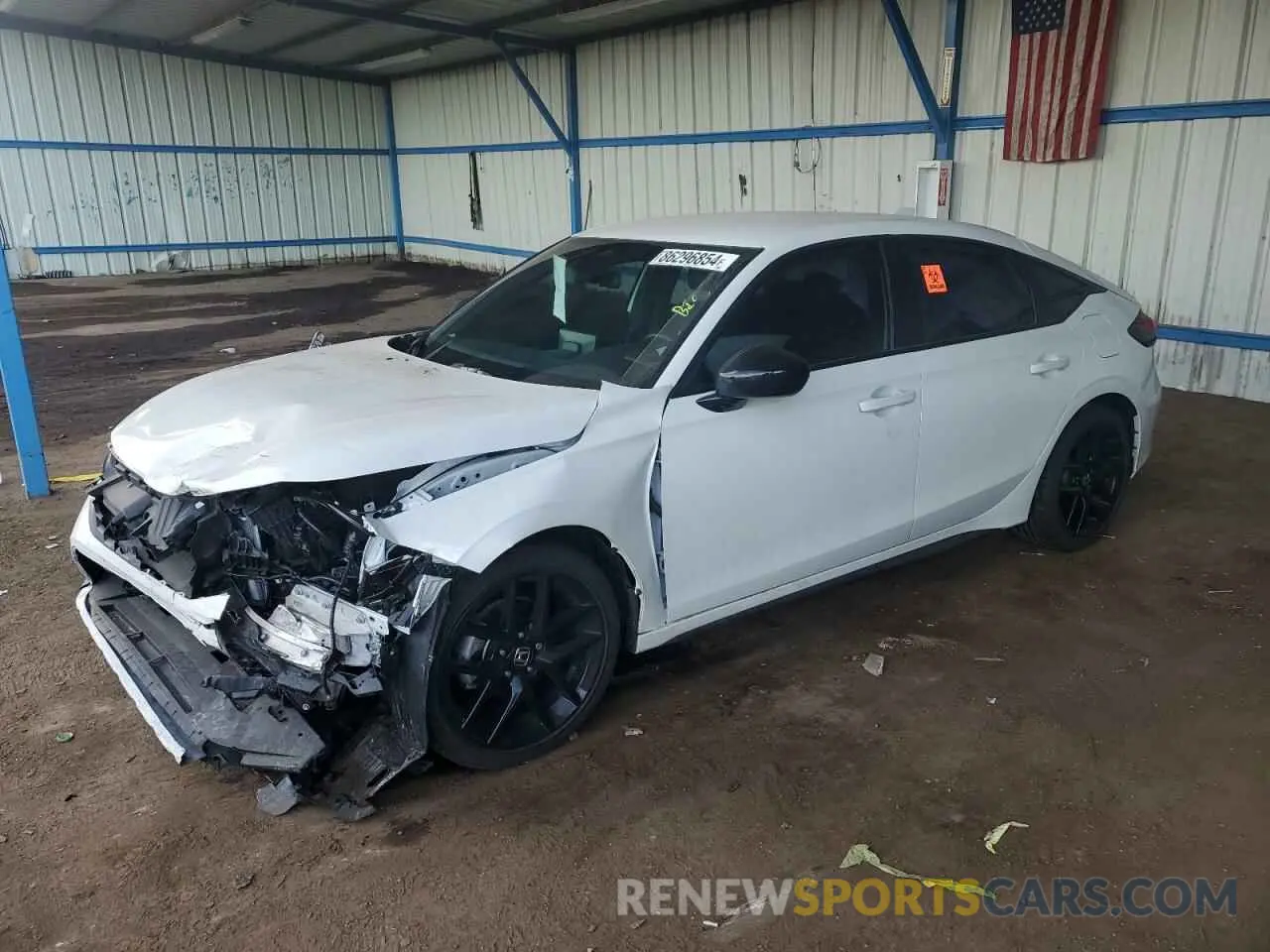 1 Photograph of a damaged car 19XFL2H86RE001004 HONDA CIVIC 2024