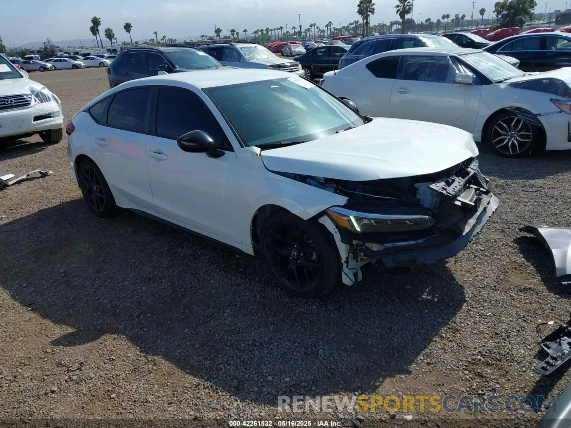 1 Photograph of a damaged car 19XFL2H86RE002234 HONDA CIVIC 2024