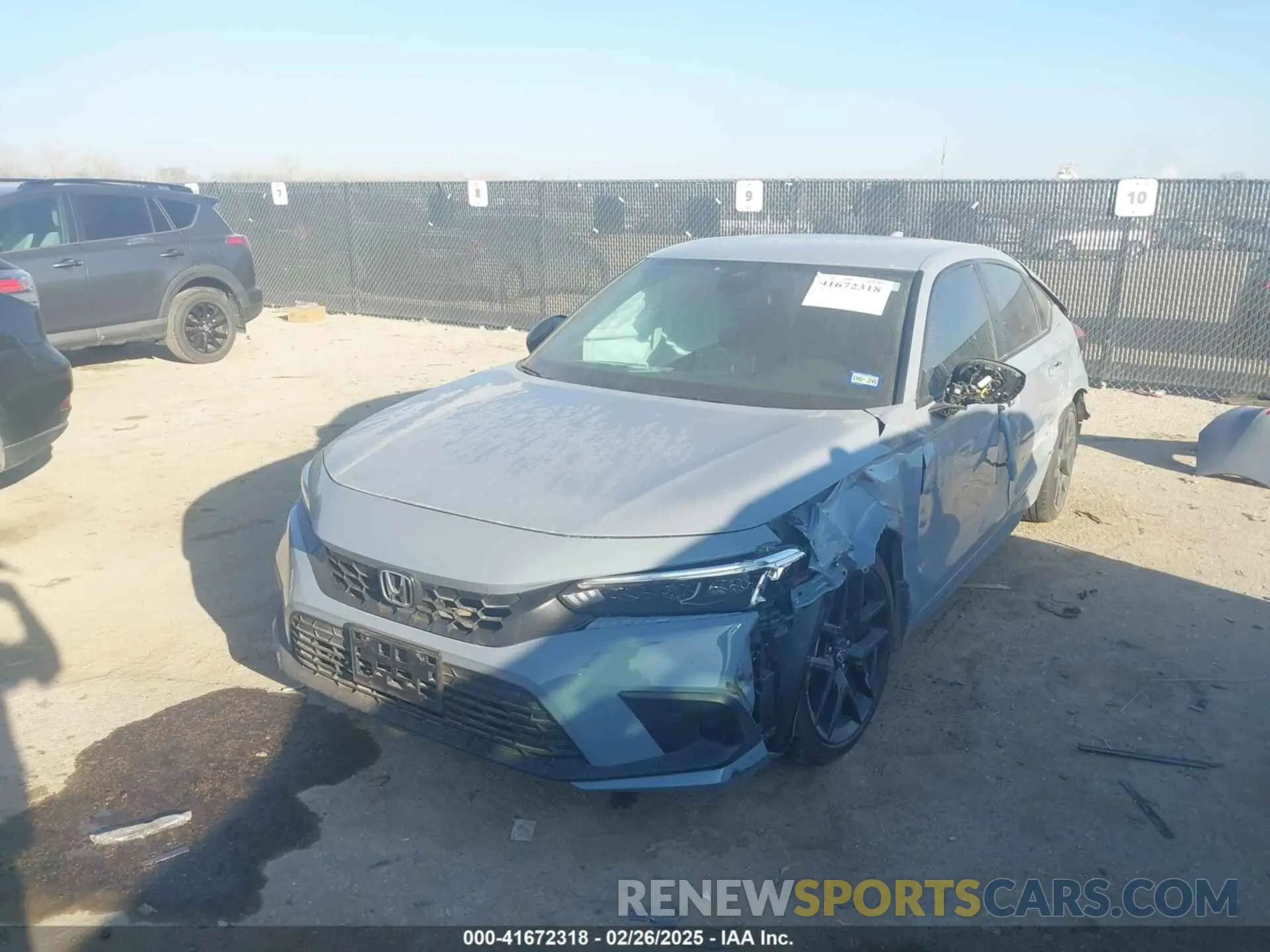 2 Photograph of a damaged car 19XFL2H87RE032343 HONDA CIVIC 2024