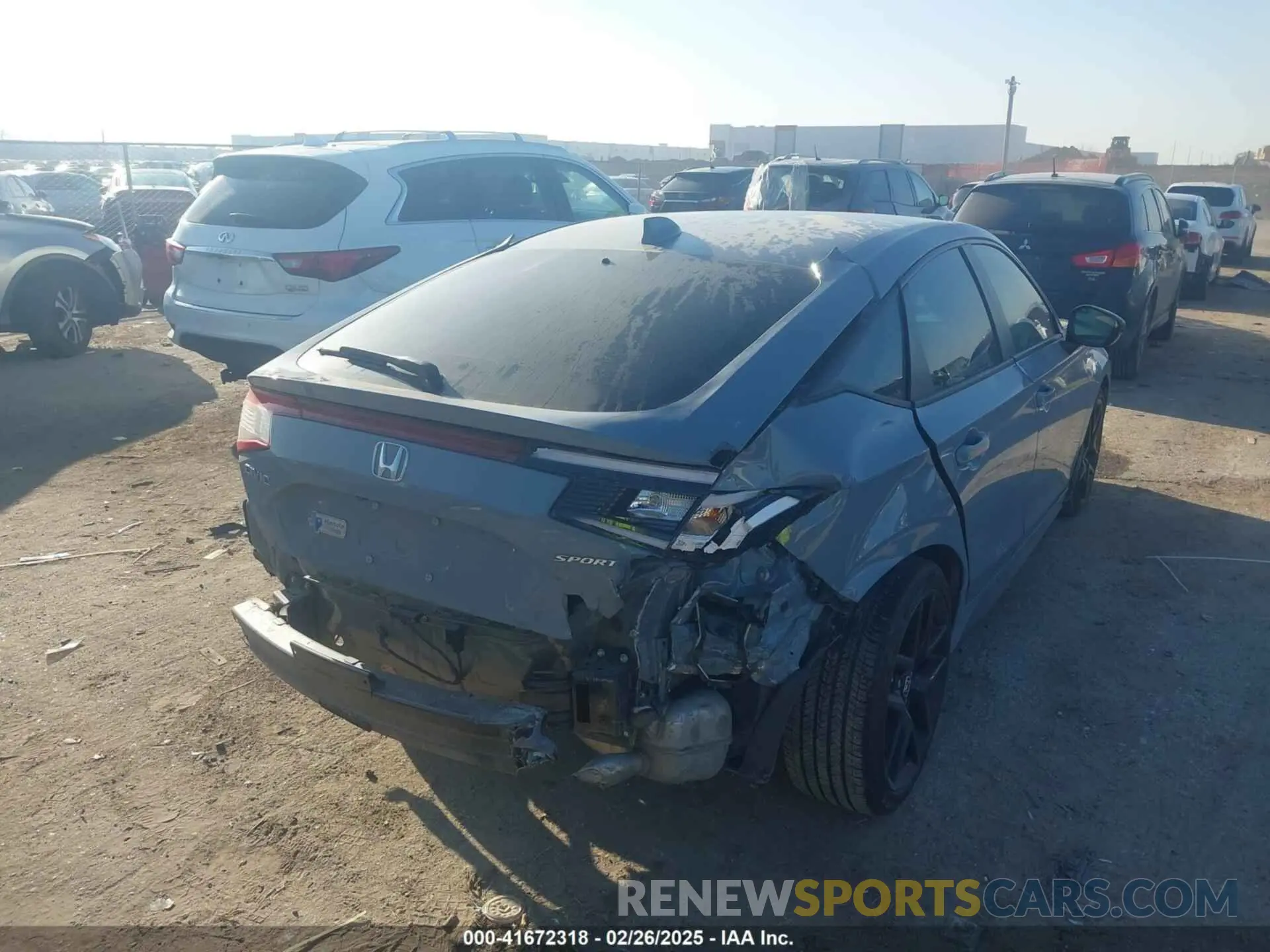 4 Photograph of a damaged car 19XFL2H87RE032343 HONDA CIVIC 2024