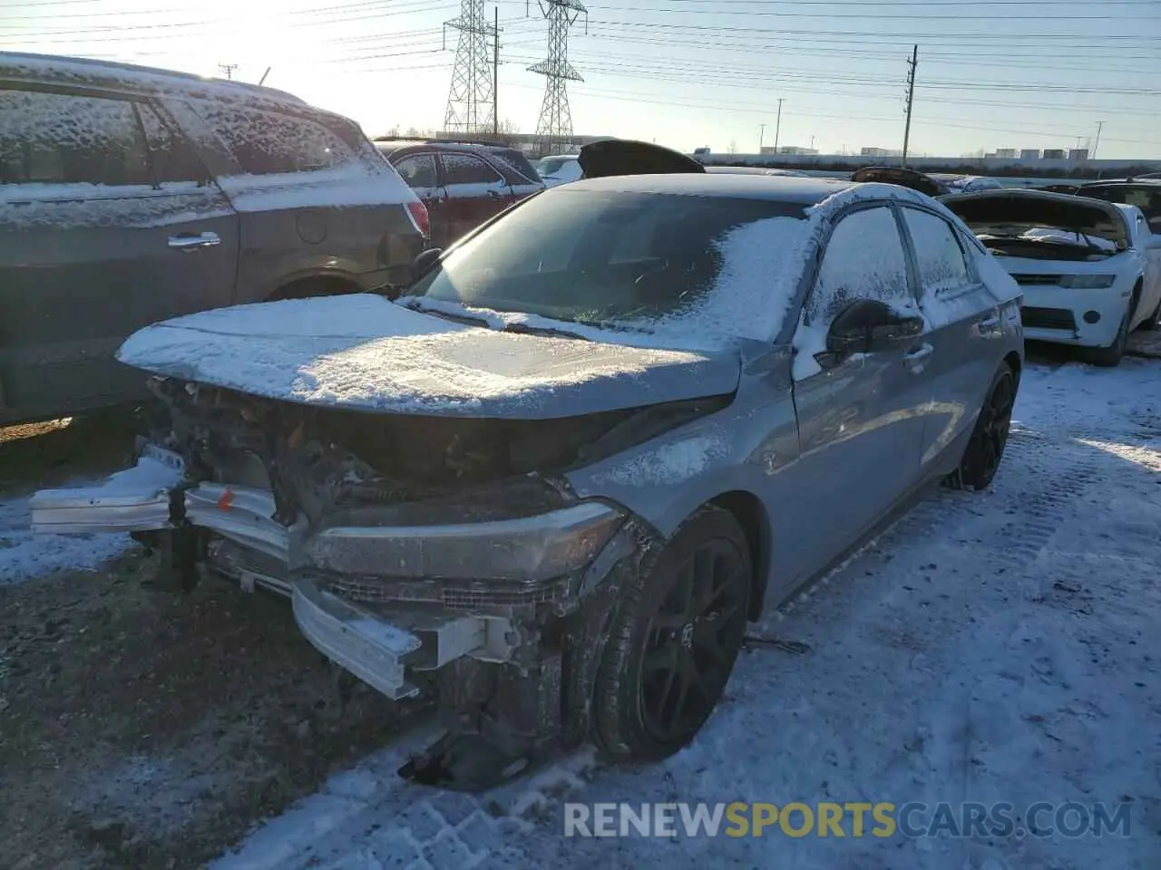 1 Photograph of a damaged car 19XFL2H88RE039849 HONDA CIVIC 2024