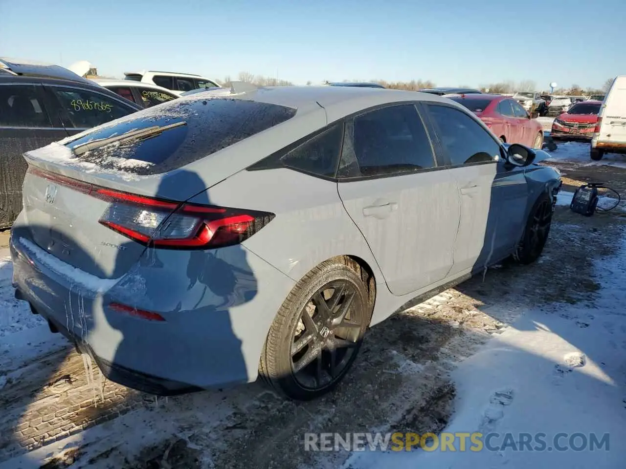 3 Photograph of a damaged car 19XFL2H88RE039849 HONDA CIVIC 2024