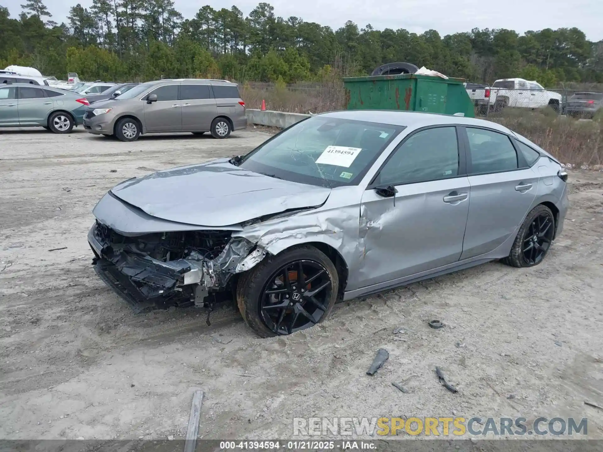 2 Photograph of a damaged car 19XFL2H89RE021425 HONDA CIVIC 2024