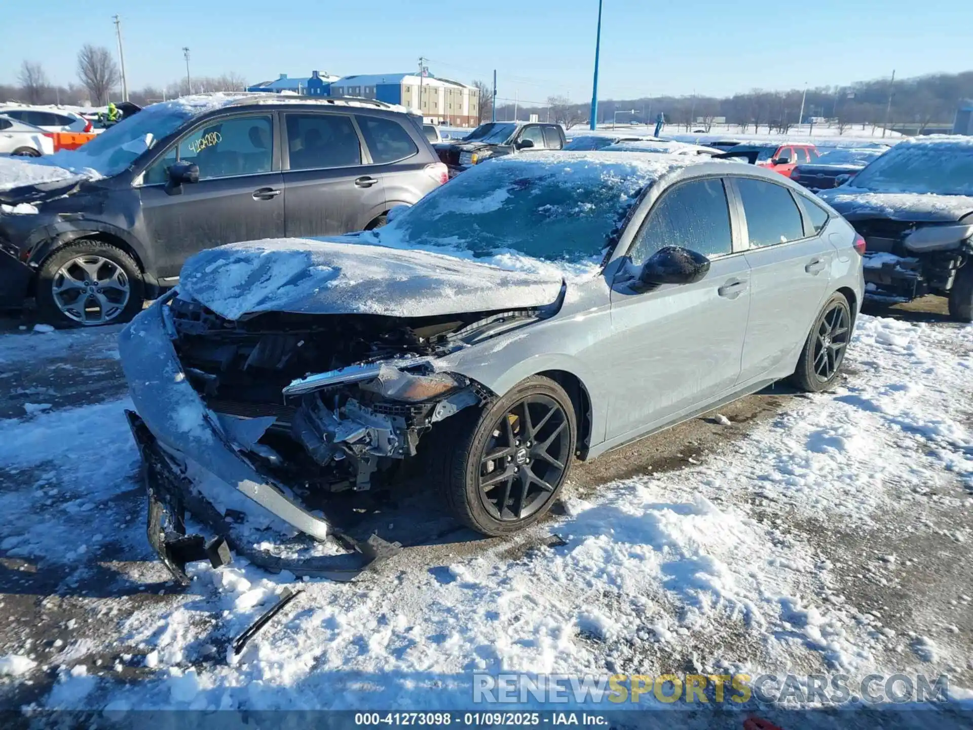 2 Photograph of a damaged car 19XFL2H89RE023532 HONDA CIVIC 2024