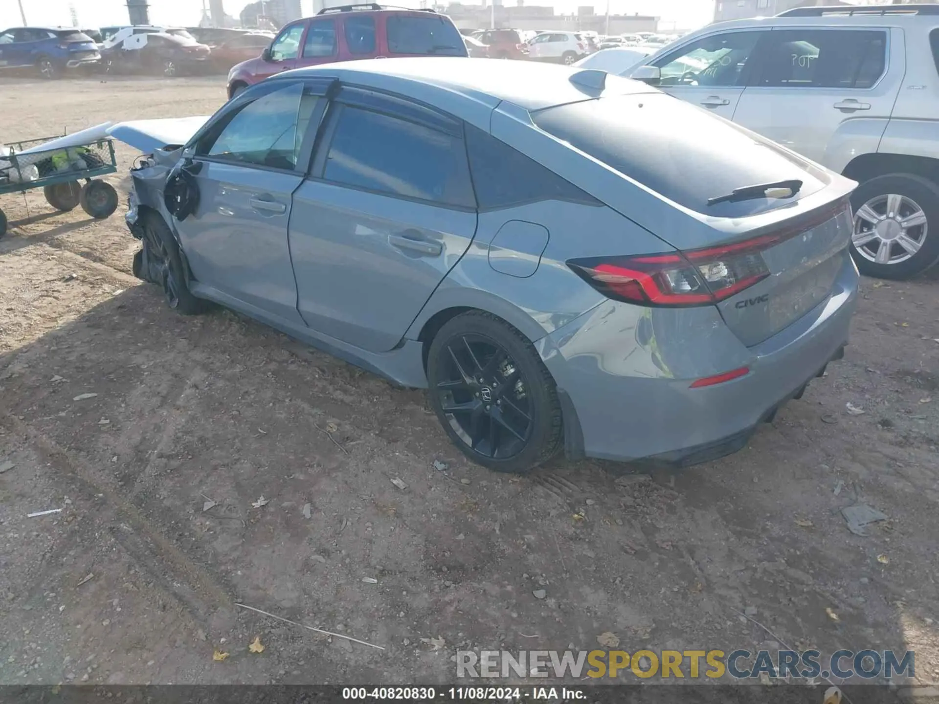 3 Photograph of a damaged car 19XFL2H89RE025541 HONDA CIVIC 2024