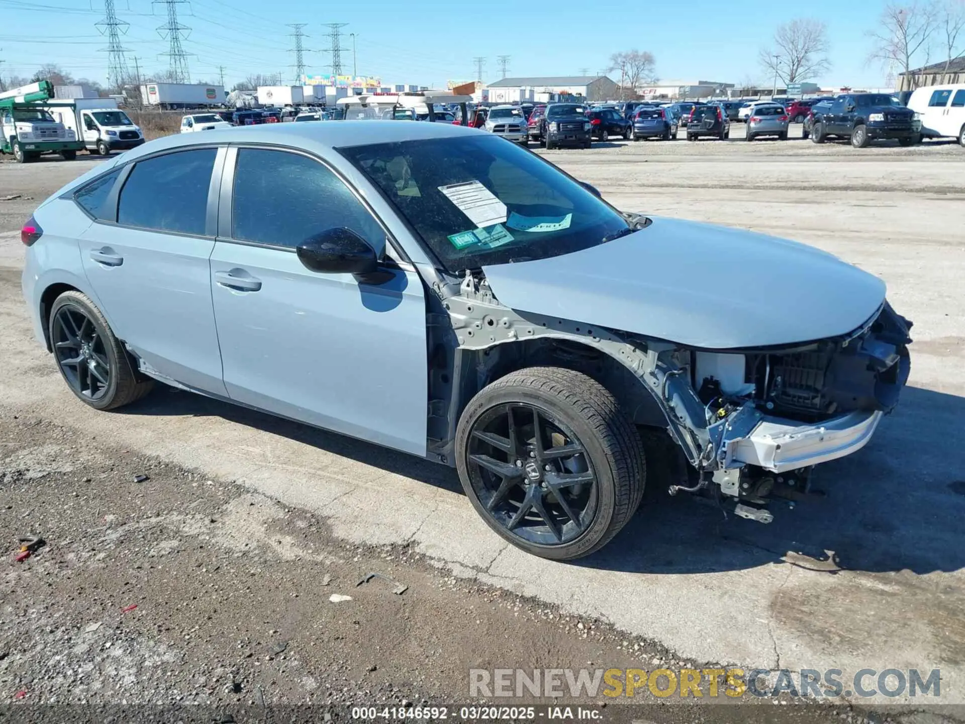 1 Photograph of a damaged car 19XFL2H89RE026690 HONDA CIVIC 2024