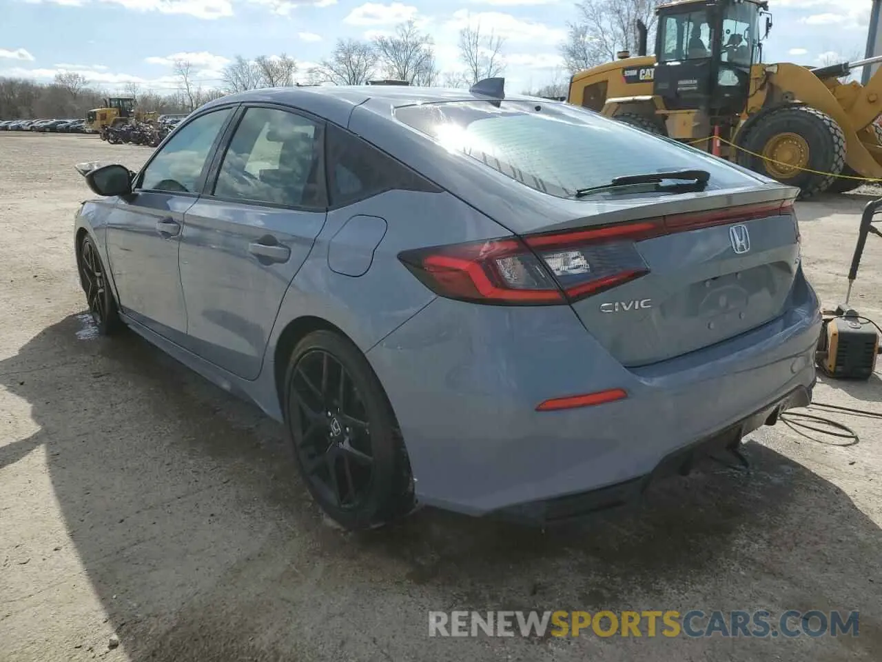 2 Photograph of a damaged car 19XFL2H89RE032649 HONDA CIVIC 2024