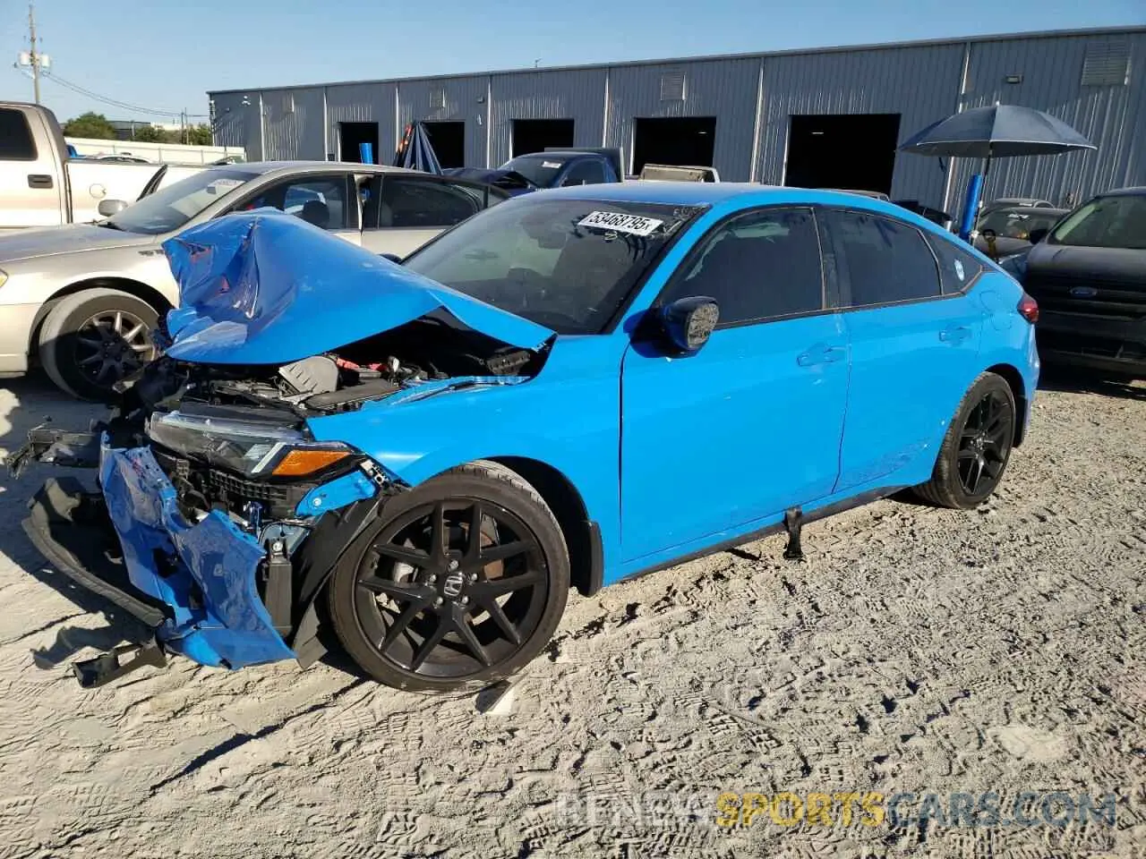 1 Photograph of a damaged car 19XFL2H8XRE010286 HONDA CIVIC 2024