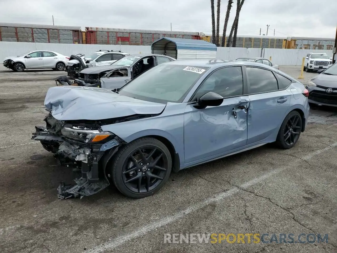 1 Photograph of a damaged car 19XFL2H8XRE016072 HONDA CIVIC 2024