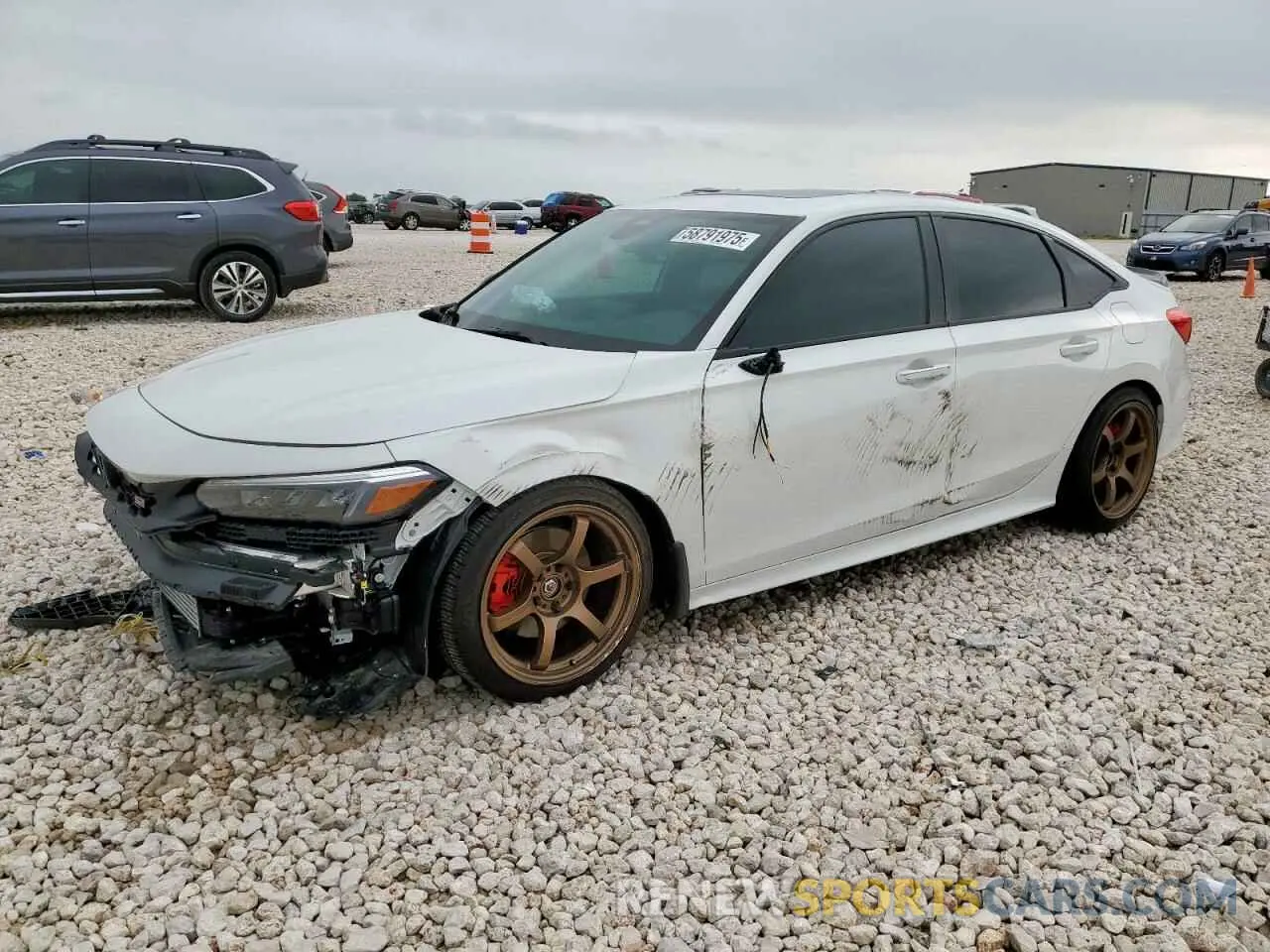 1 Photograph of a damaged car 2HGFE1E54RH476414 HONDA CIVIC 2024