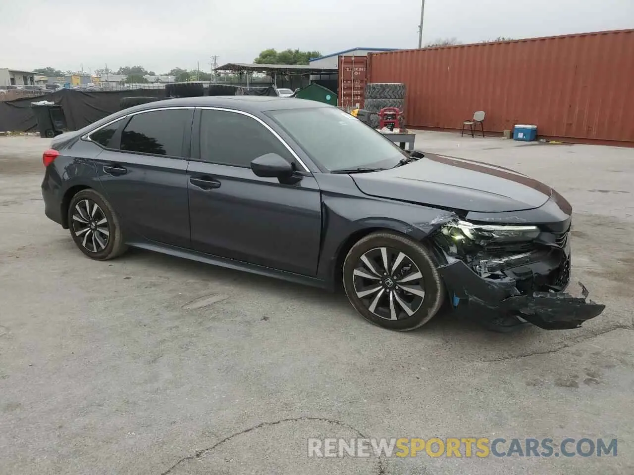 4 Photograph of a damaged car 2HGFE1F70RH302162 HONDA CIVIC 2024