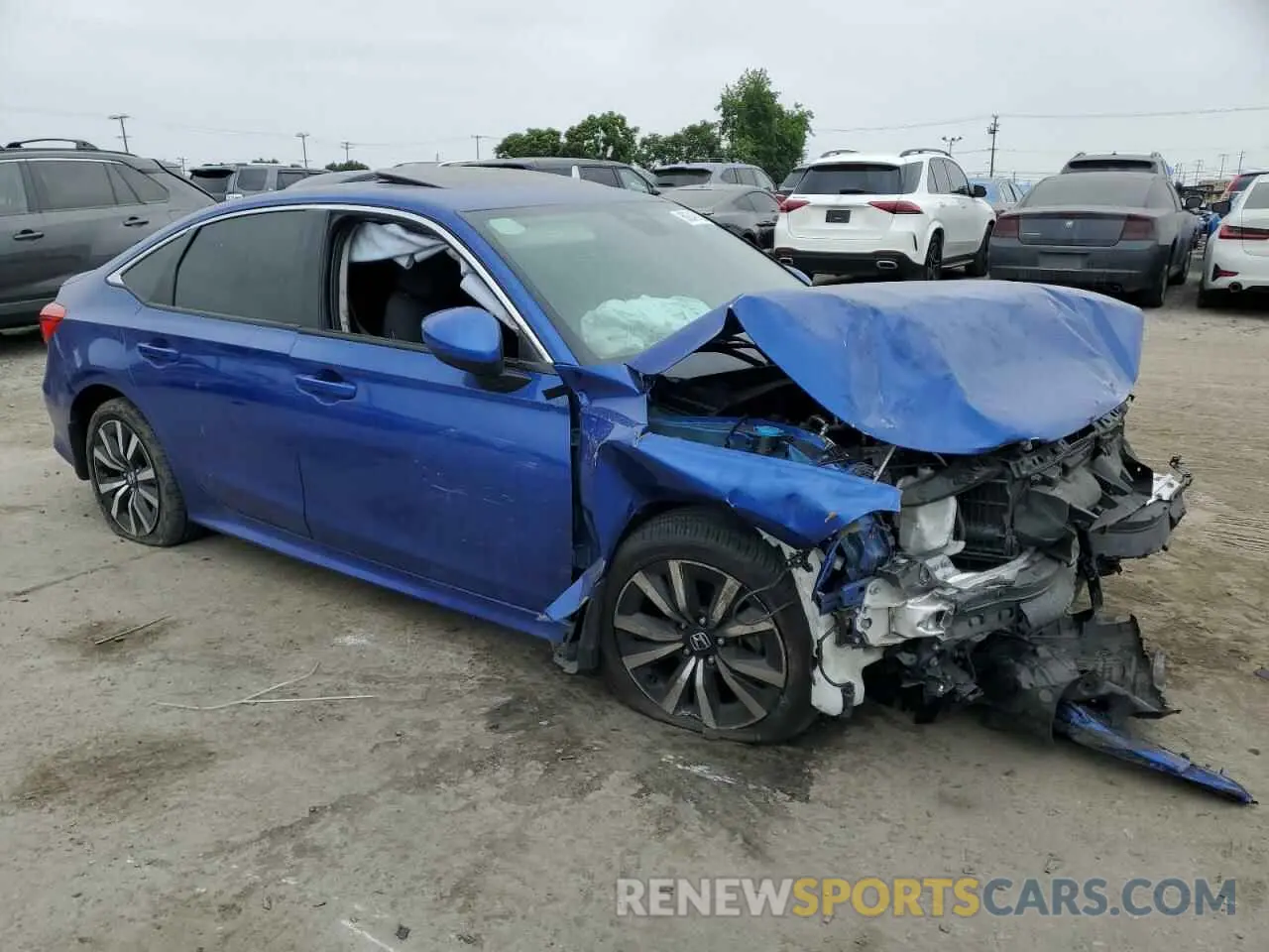 4 Photograph of a damaged car 2HGFE1F70RH307135 HONDA CIVIC 2024