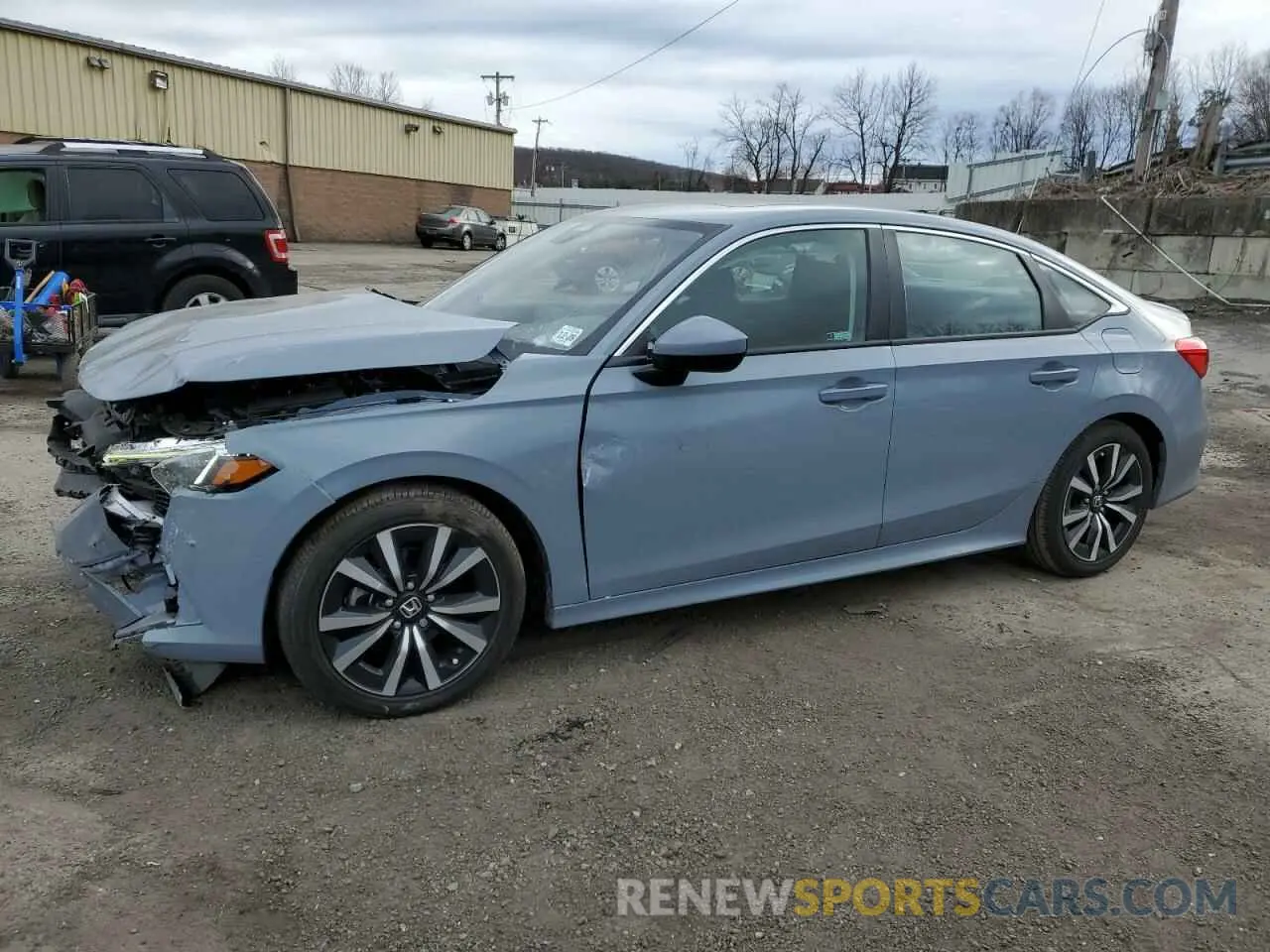 1 Photograph of a damaged car 2HGFE1F71RH308620 HONDA CIVIC 2024
