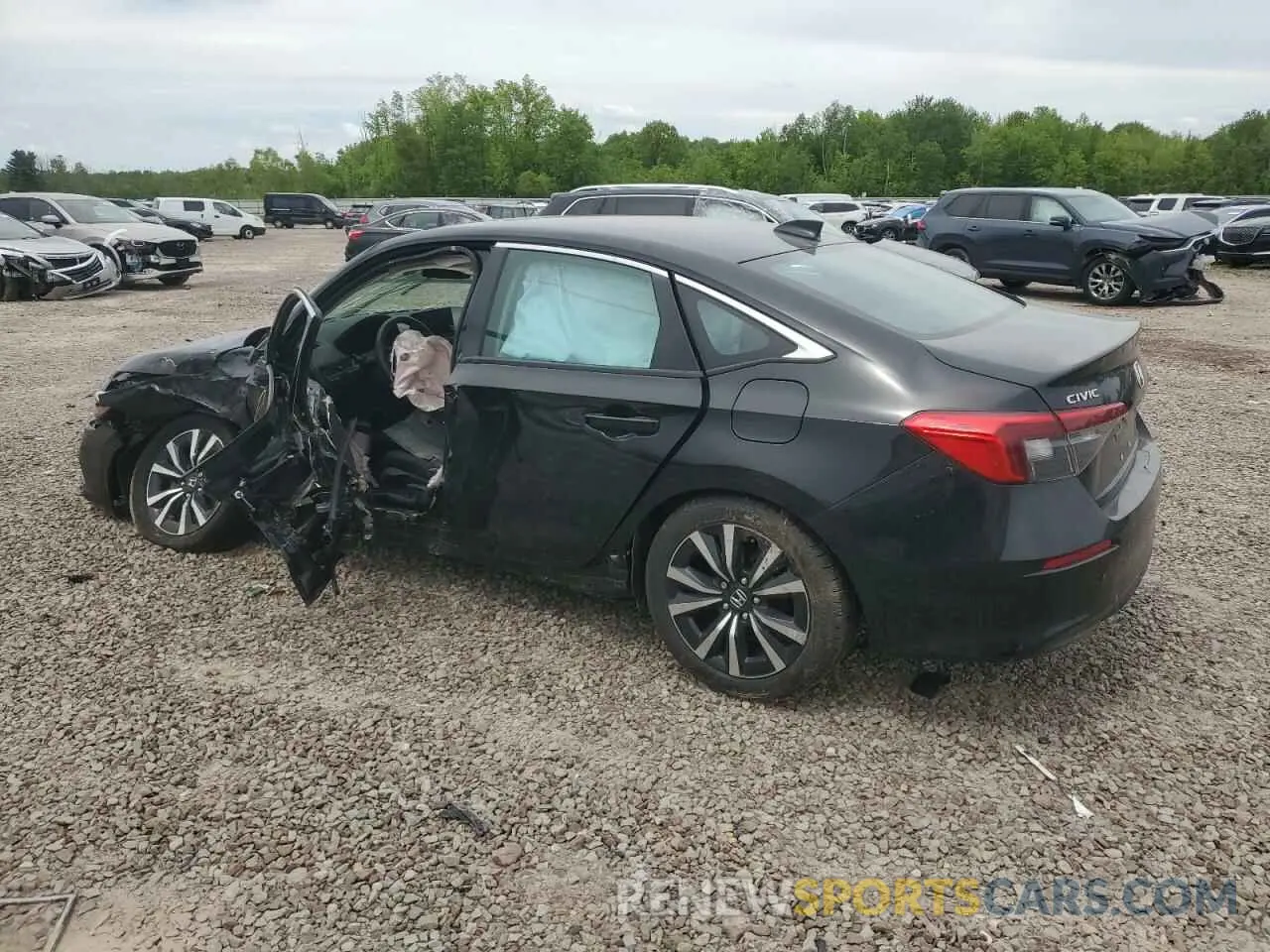2 Photograph of a damaged car 2HGFE1F71RH329547 HONDA CIVIC 2024