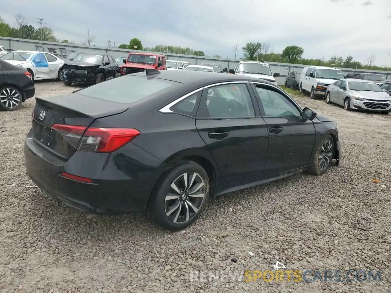 3 Photograph of a damaged car 2HGFE1F71RH329547 HONDA CIVIC 2024