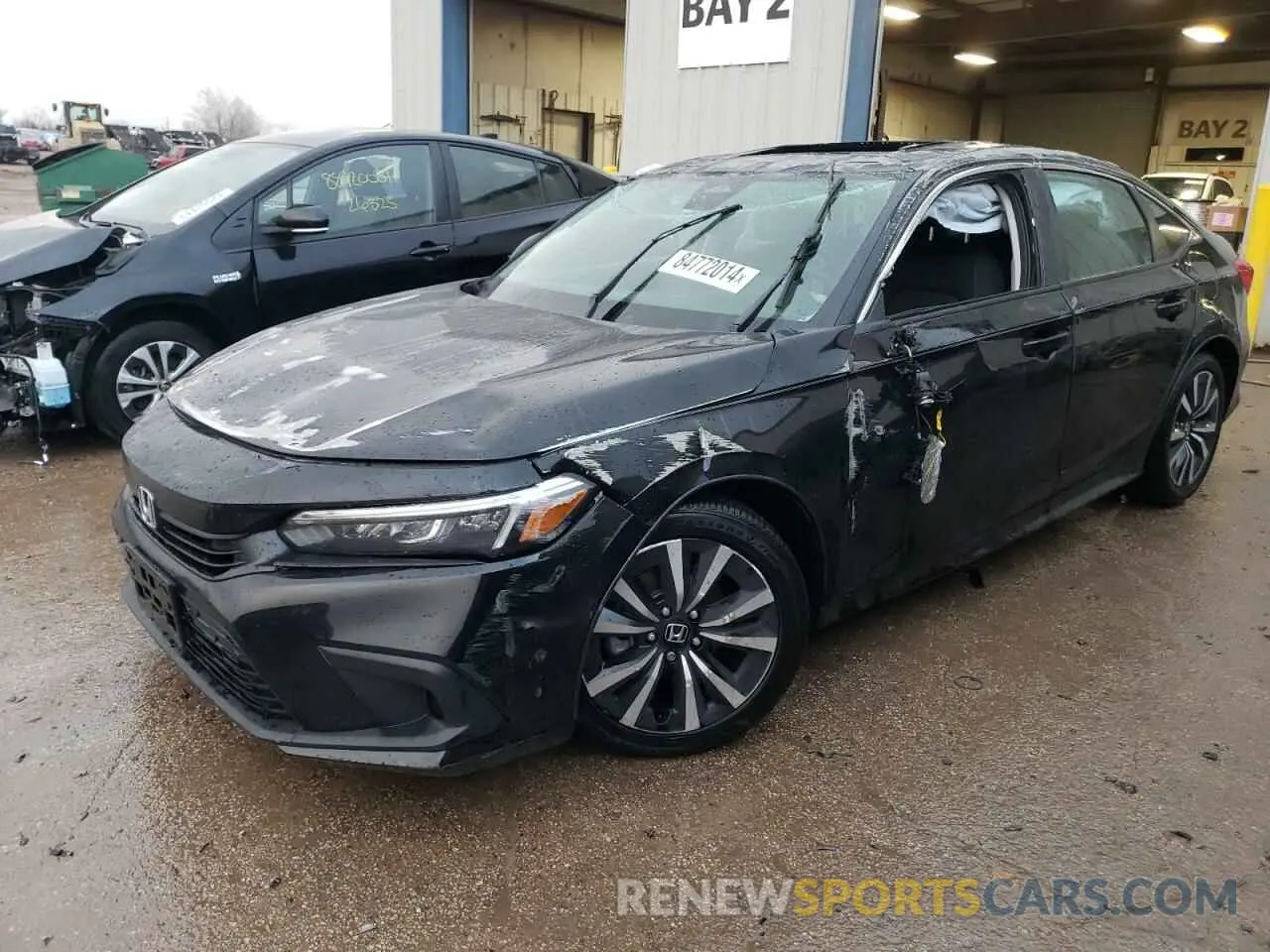 1 Photograph of a damaged car 2HGFE1F71RH341052 HONDA CIVIC 2024