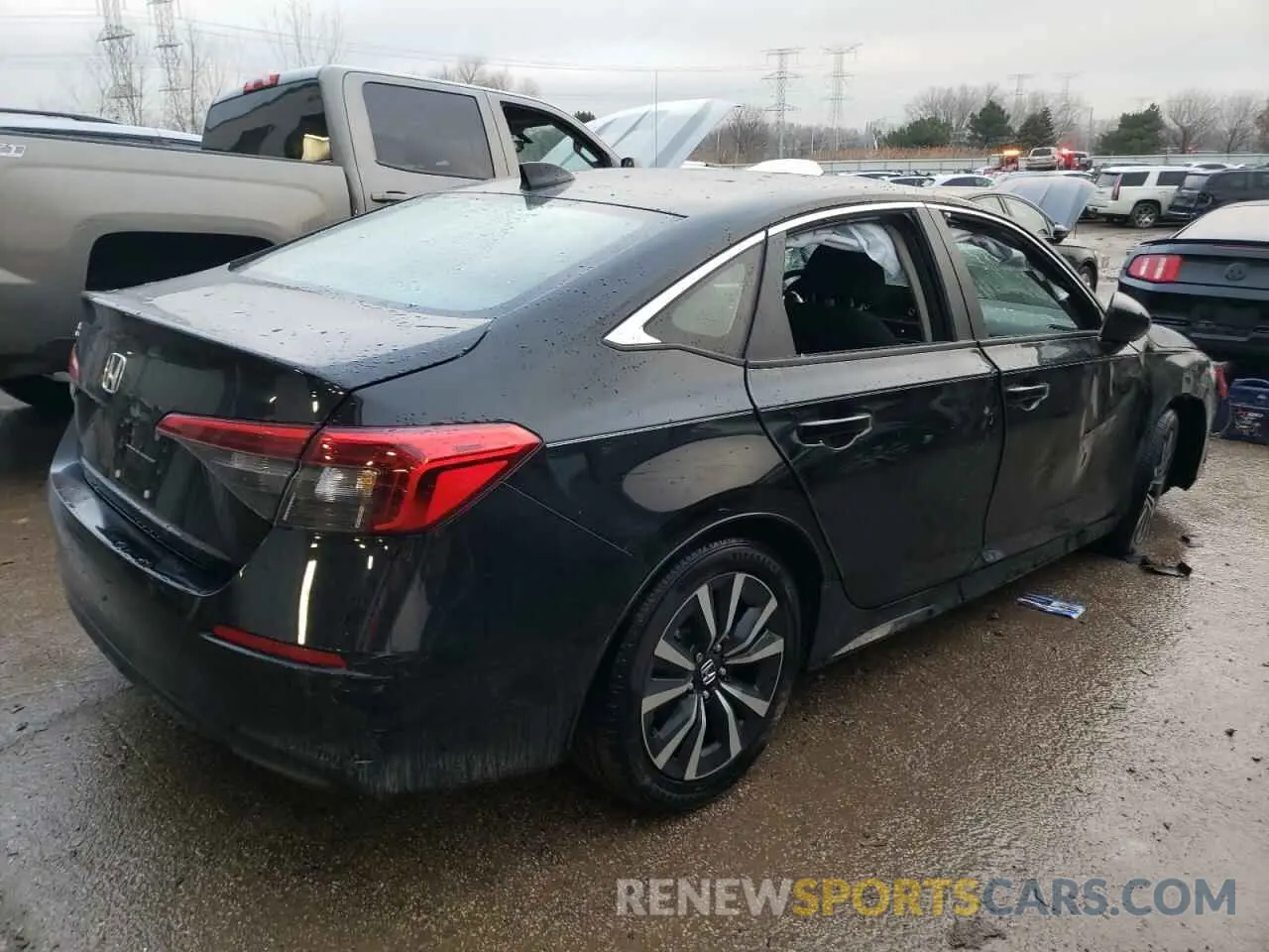 3 Photograph of a damaged car 2HGFE1F71RH341052 HONDA CIVIC 2024