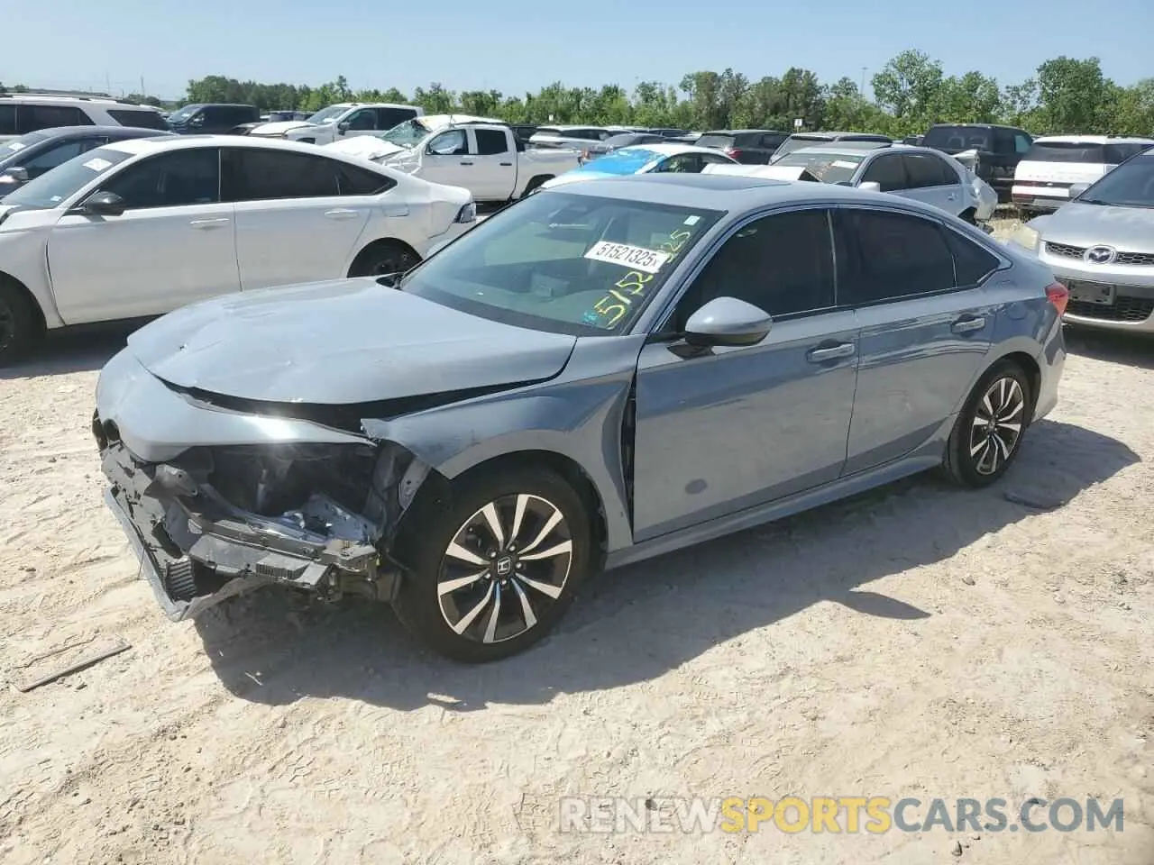 1 Photograph of a damaged car 2HGFE1F73RH328853 HONDA CIVIC 2024