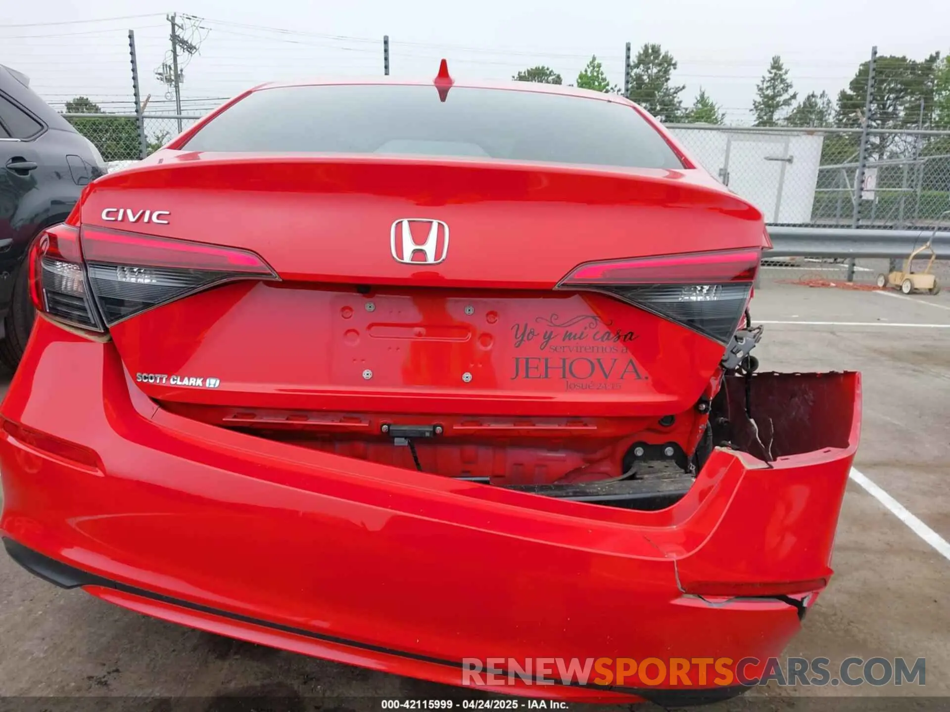 16 Photograph of a damaged car 2HGFE1F73RH331185 HONDA CIVIC 2024