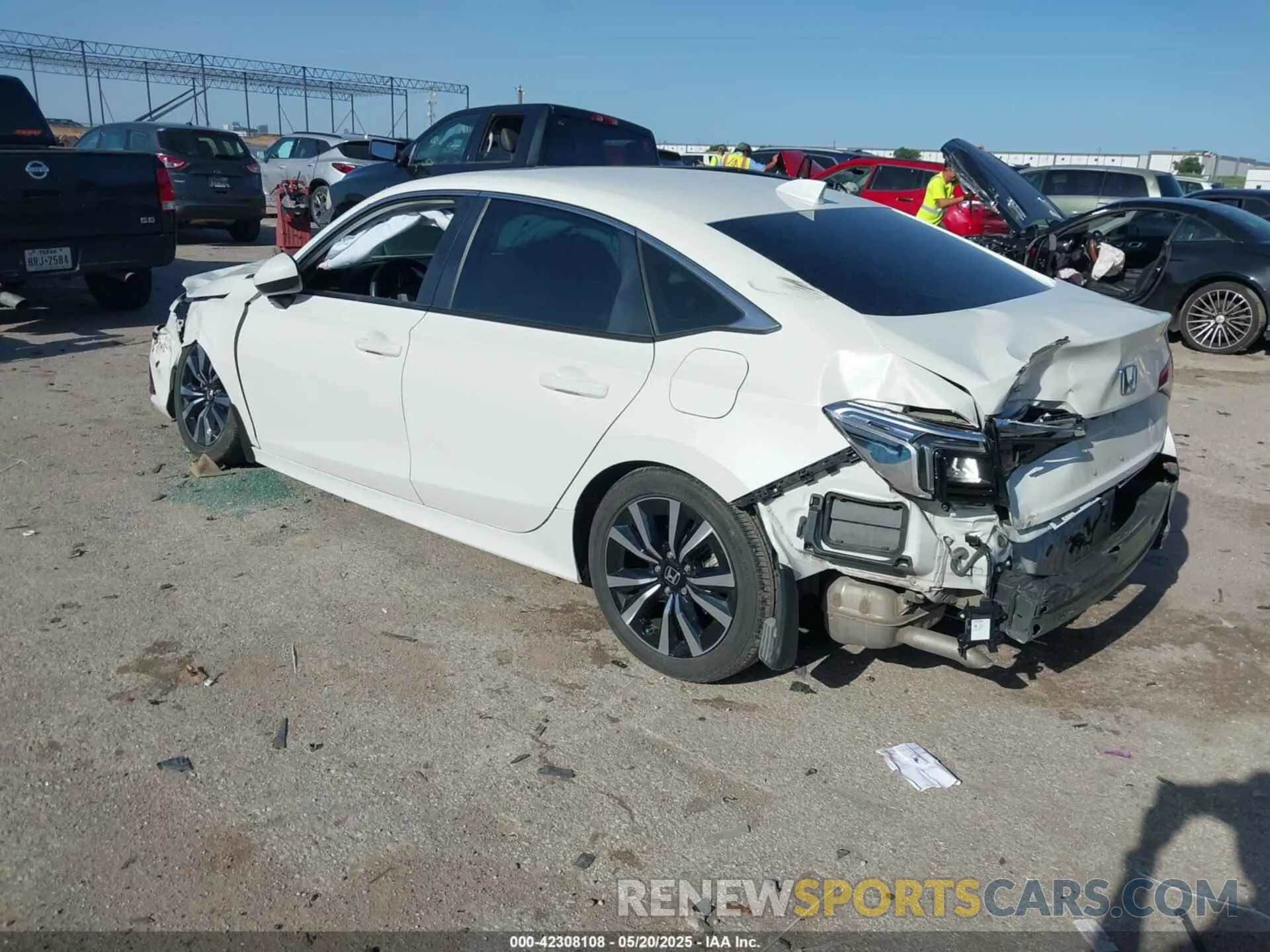 3 Photograph of a damaged car 2HGFE1F74RH304514 HONDA CIVIC 2024
