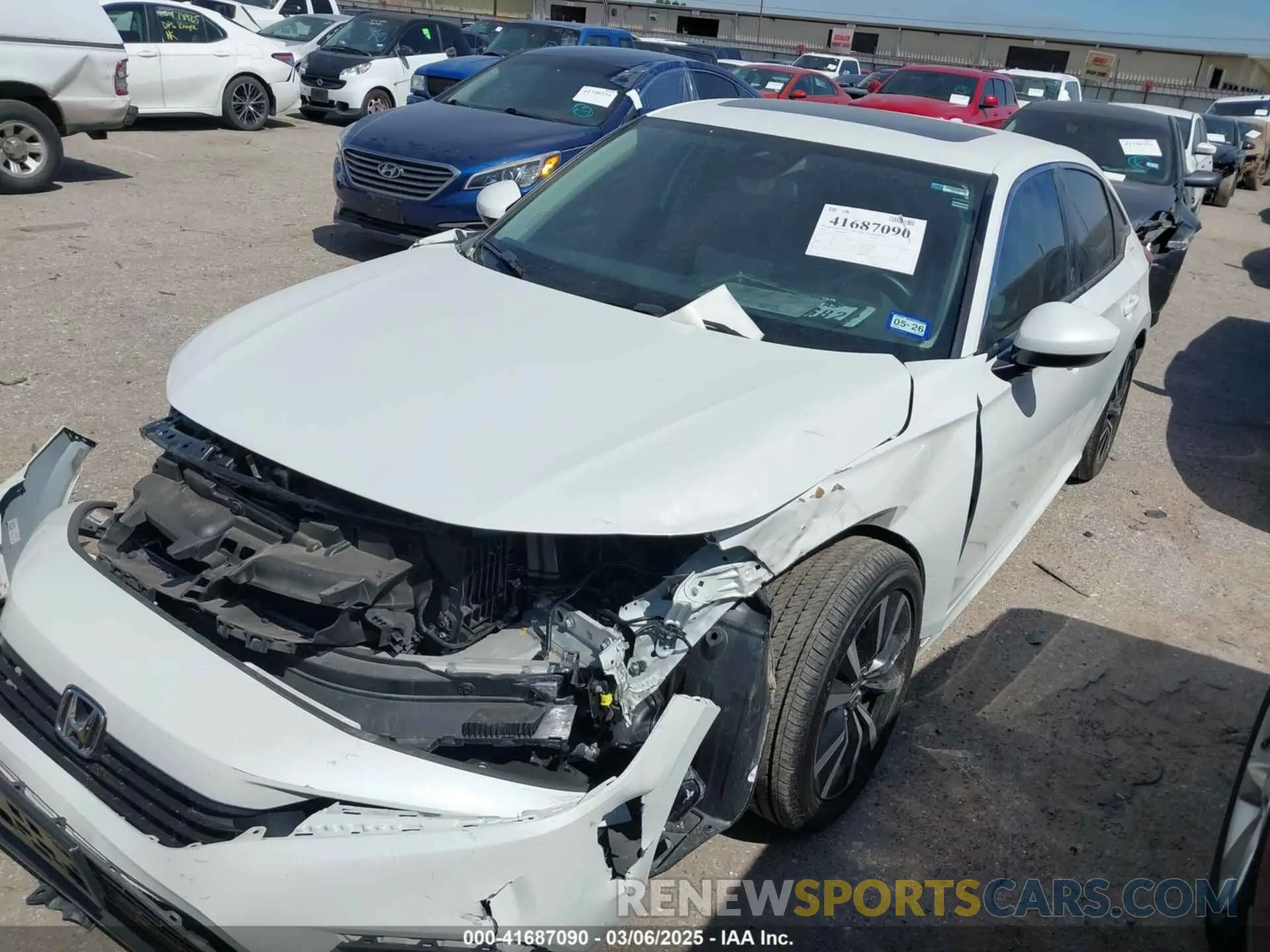 2 Photograph of a damaged car 2HGFE1F74RH335262 HONDA CIVIC 2024