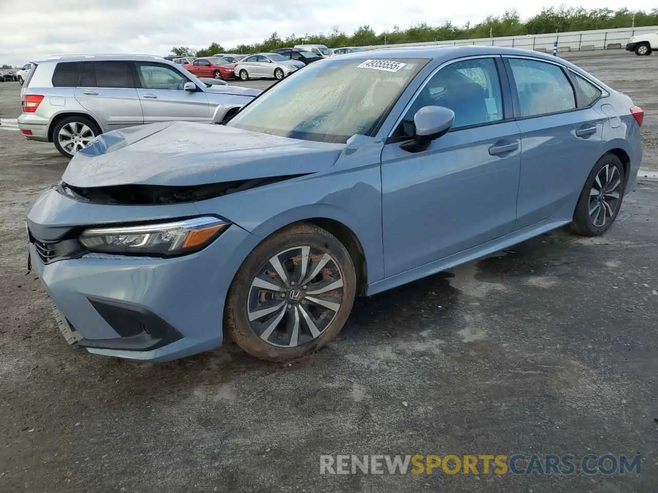 1 Photograph of a damaged car 2HGFE1F75RH331382 HONDA CIVIC 2024
