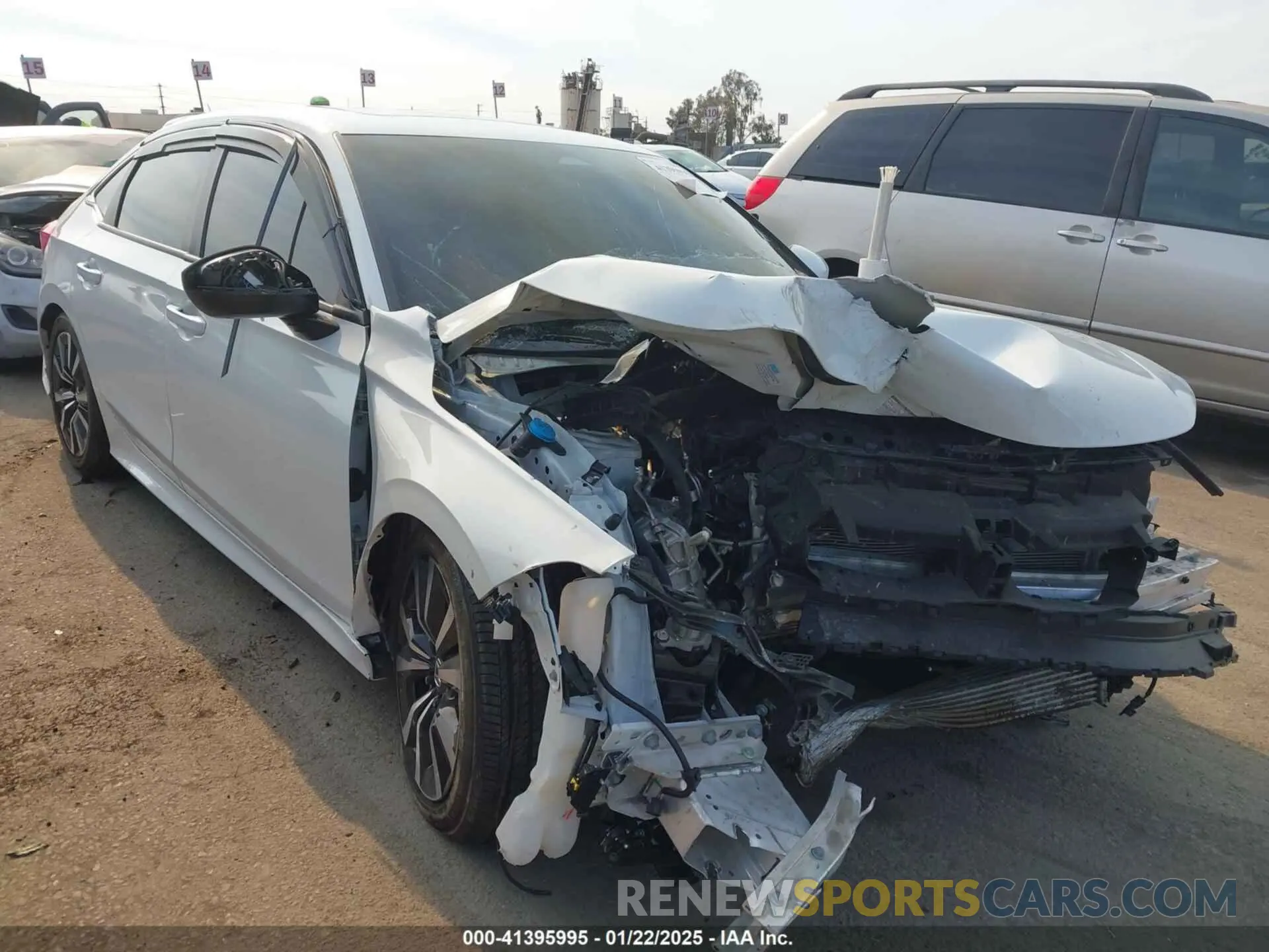1 Photograph of a damaged car 2HGFE1F76RH314123 HONDA CIVIC 2024