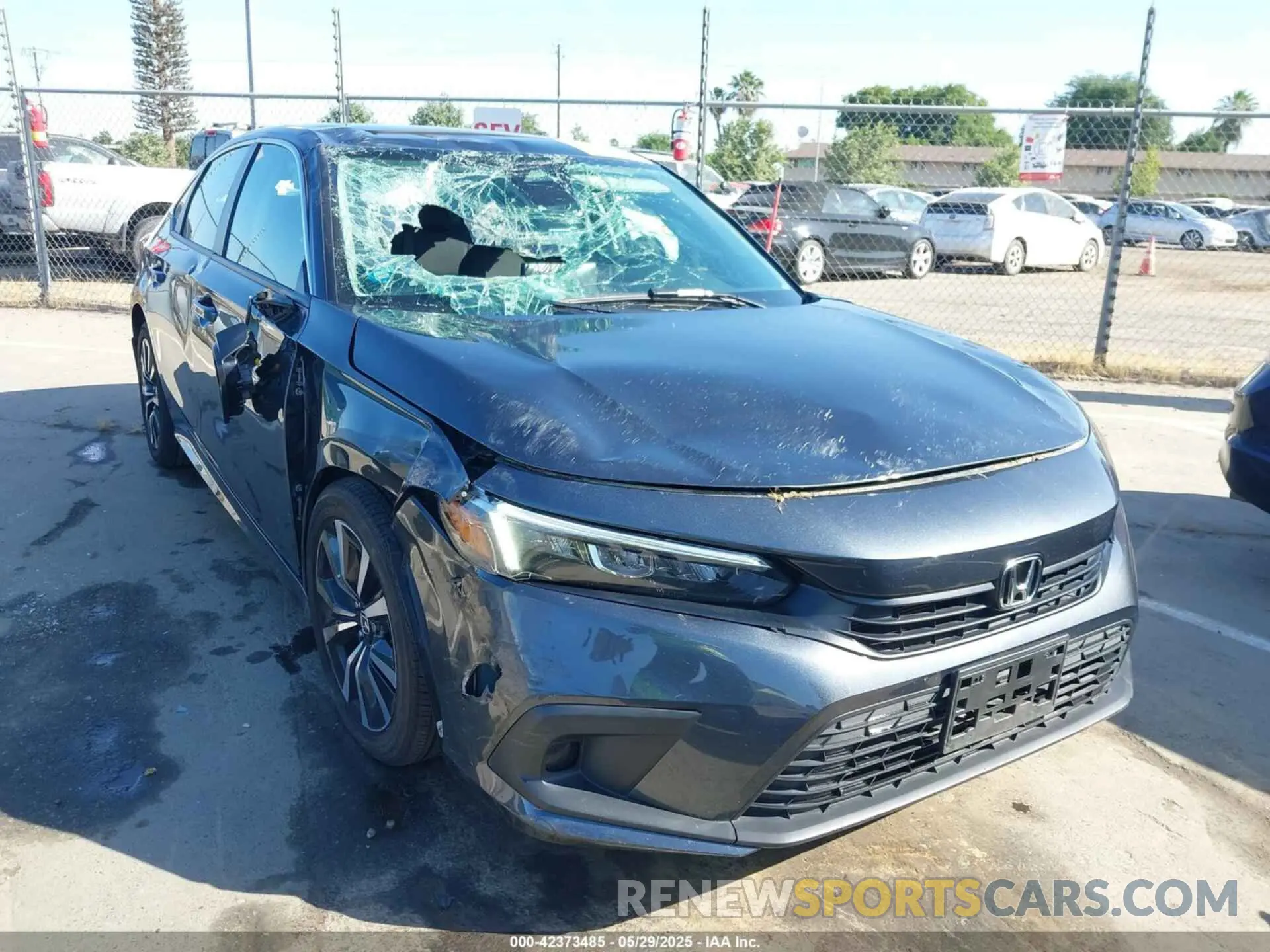 1 Photograph of a damaged car 2HGFE1F76RH332735 HONDA CIVIC 2024